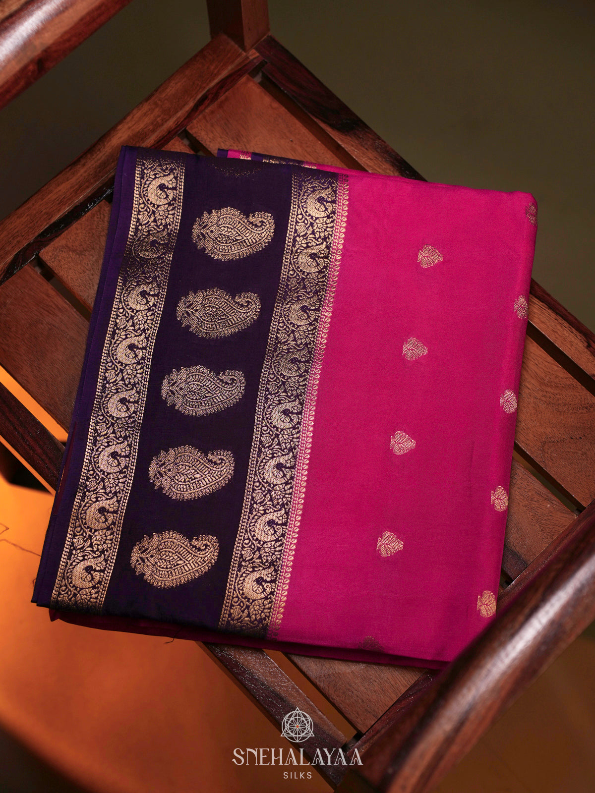 Pink Banaras Saree