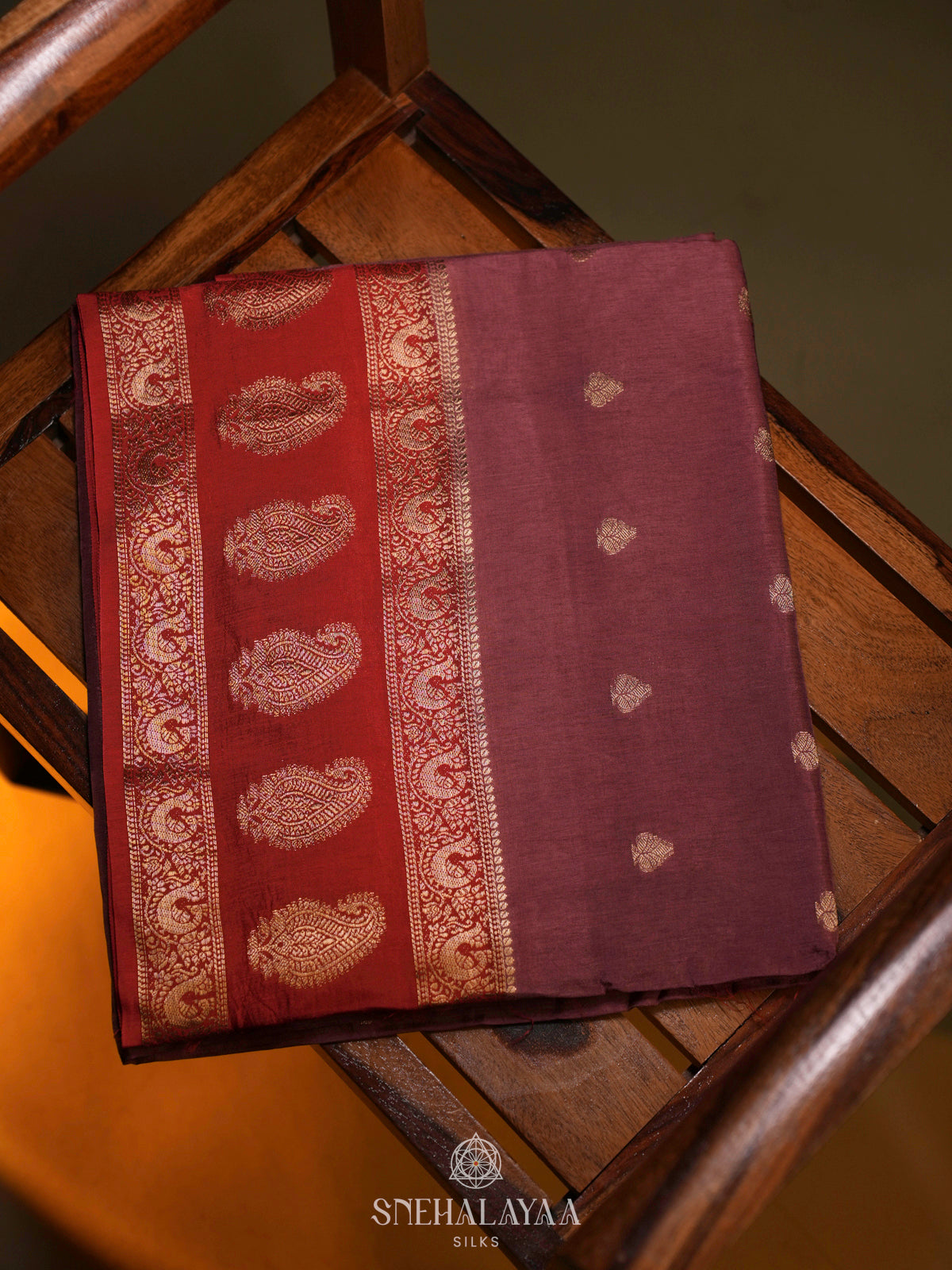 Brown Banaras Saree