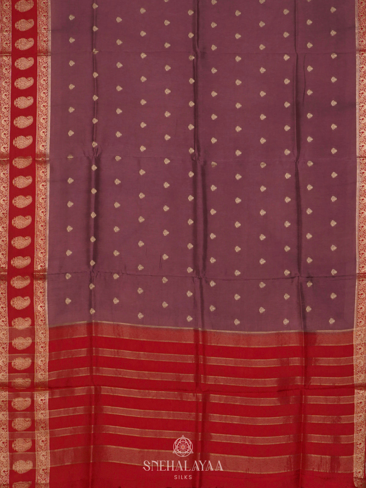 Brown Banaras Saree