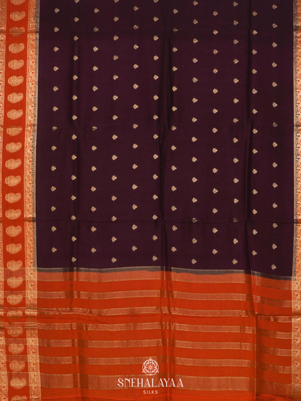 Coffee Brown Banaras Saree