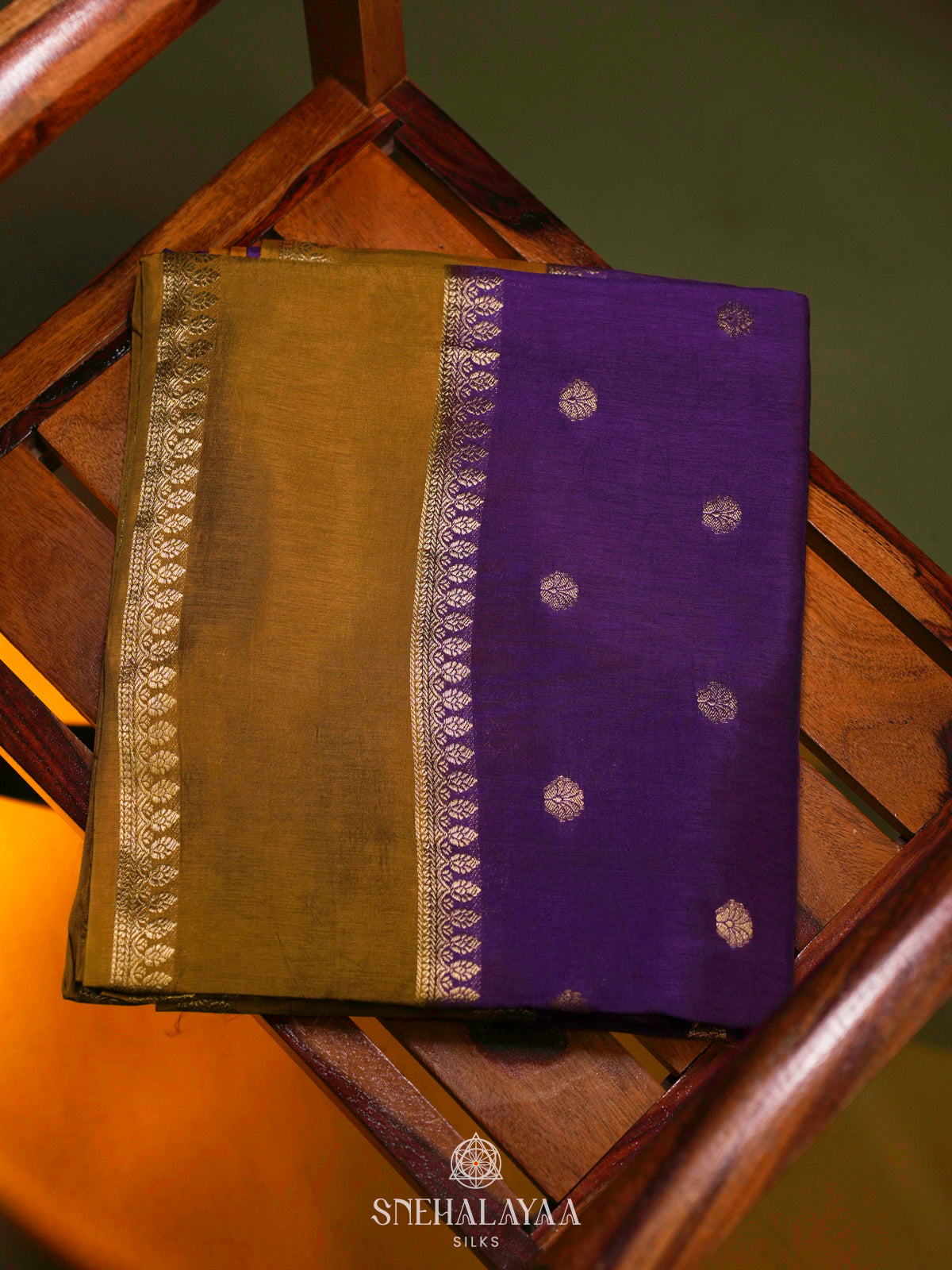 Purple Banaras Saree