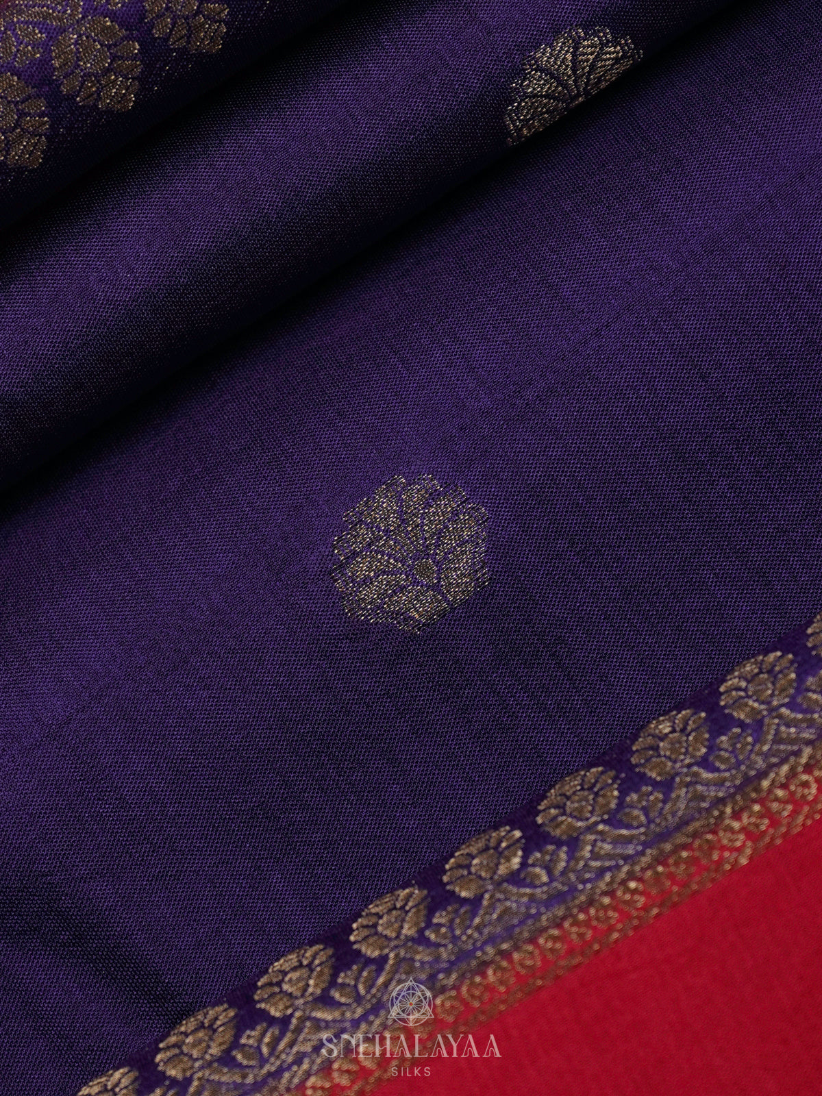 Purple Banaras Saree
