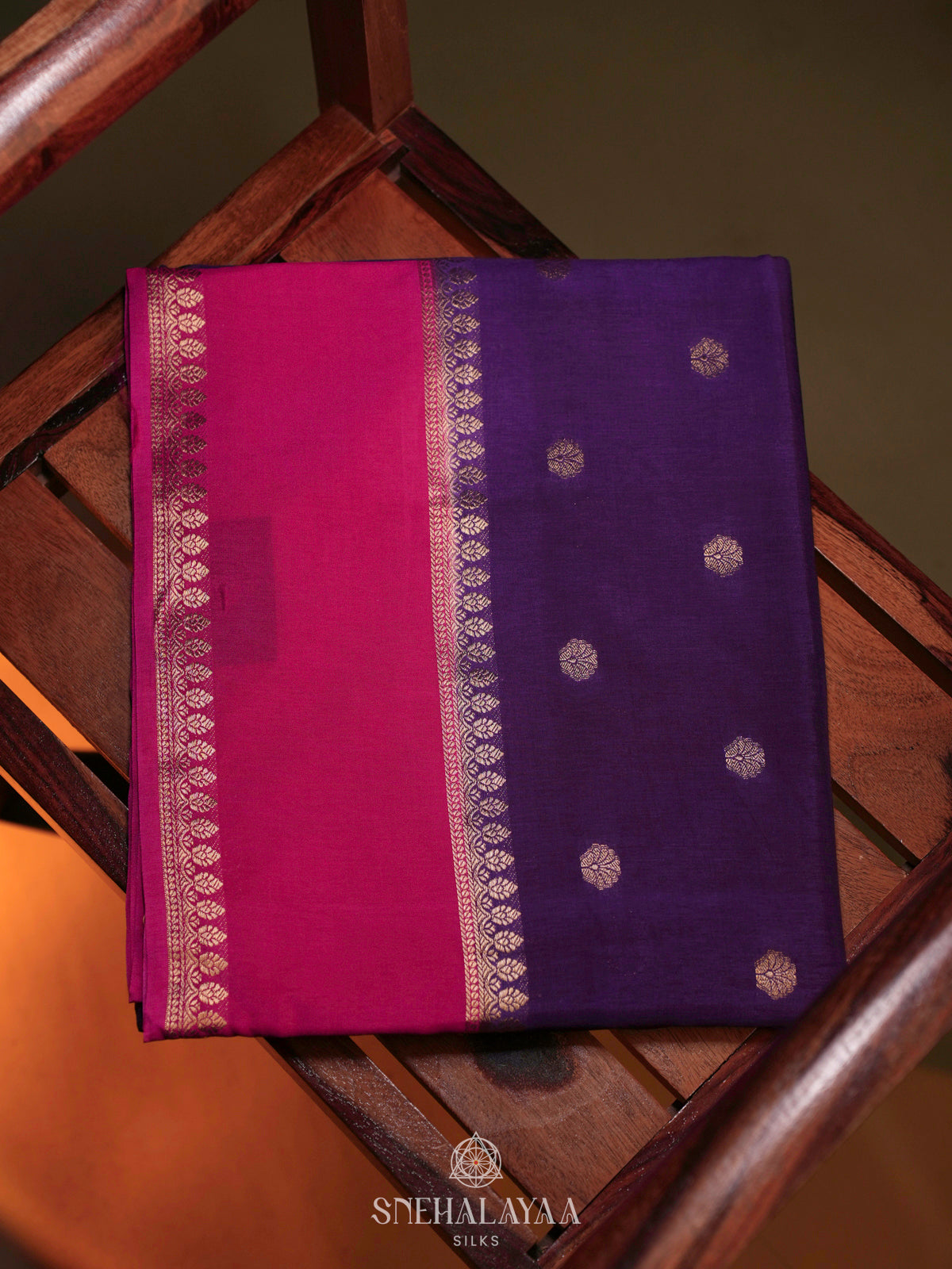 Purple Banaras Saree