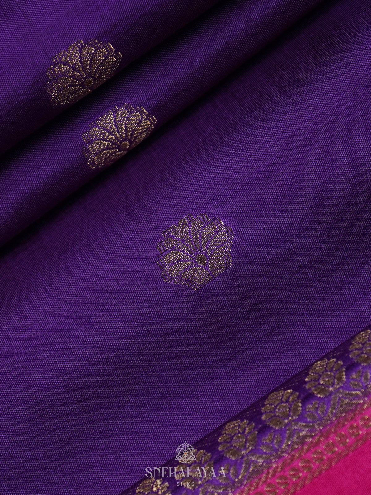 Purple Banaras Saree