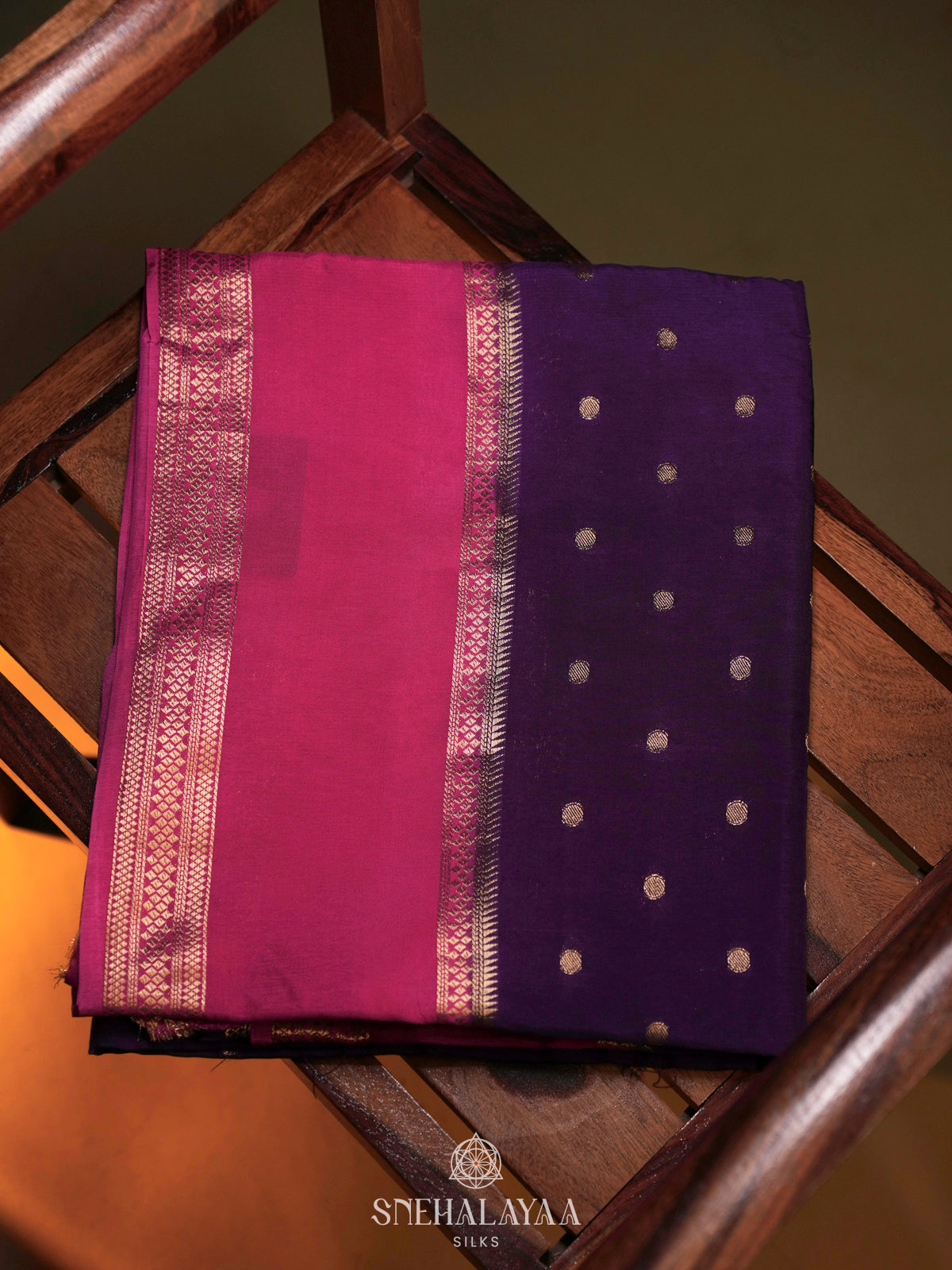 Purple Banaras Saree