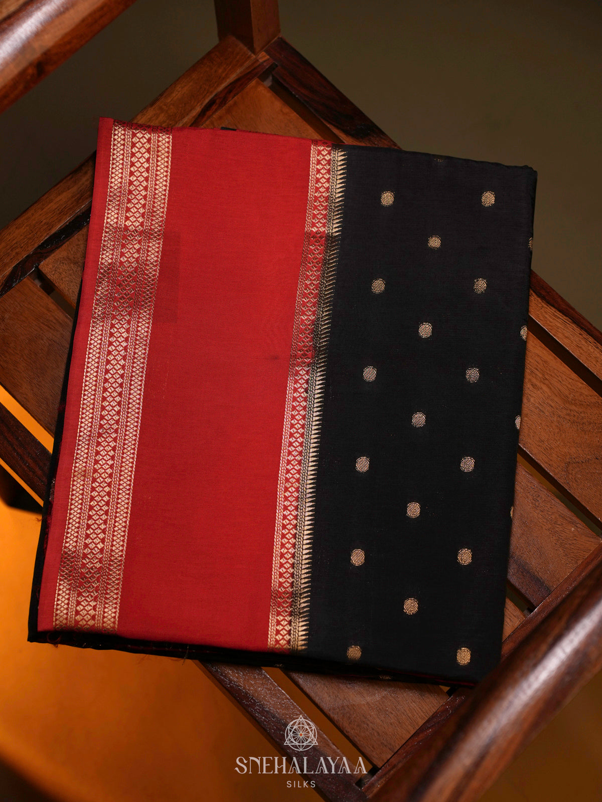 Charcol Black Banaras Saree