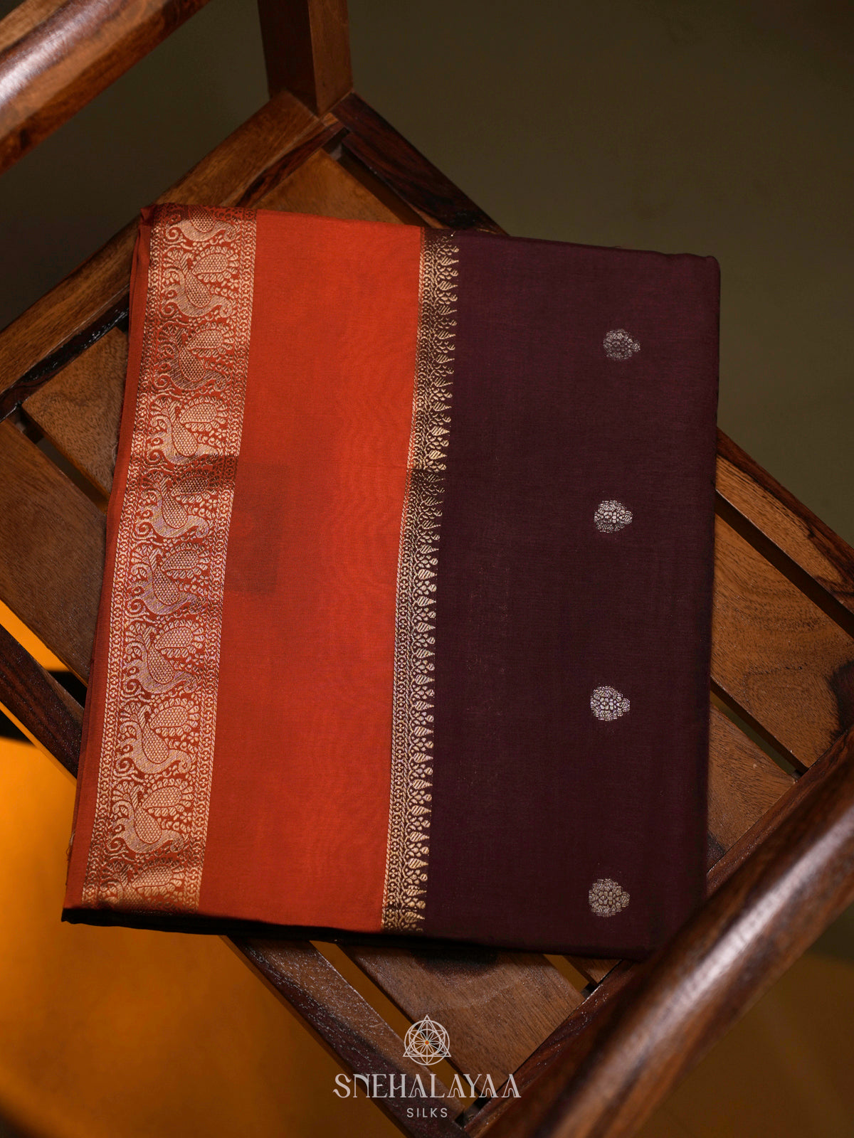 Brown Banaras Saree