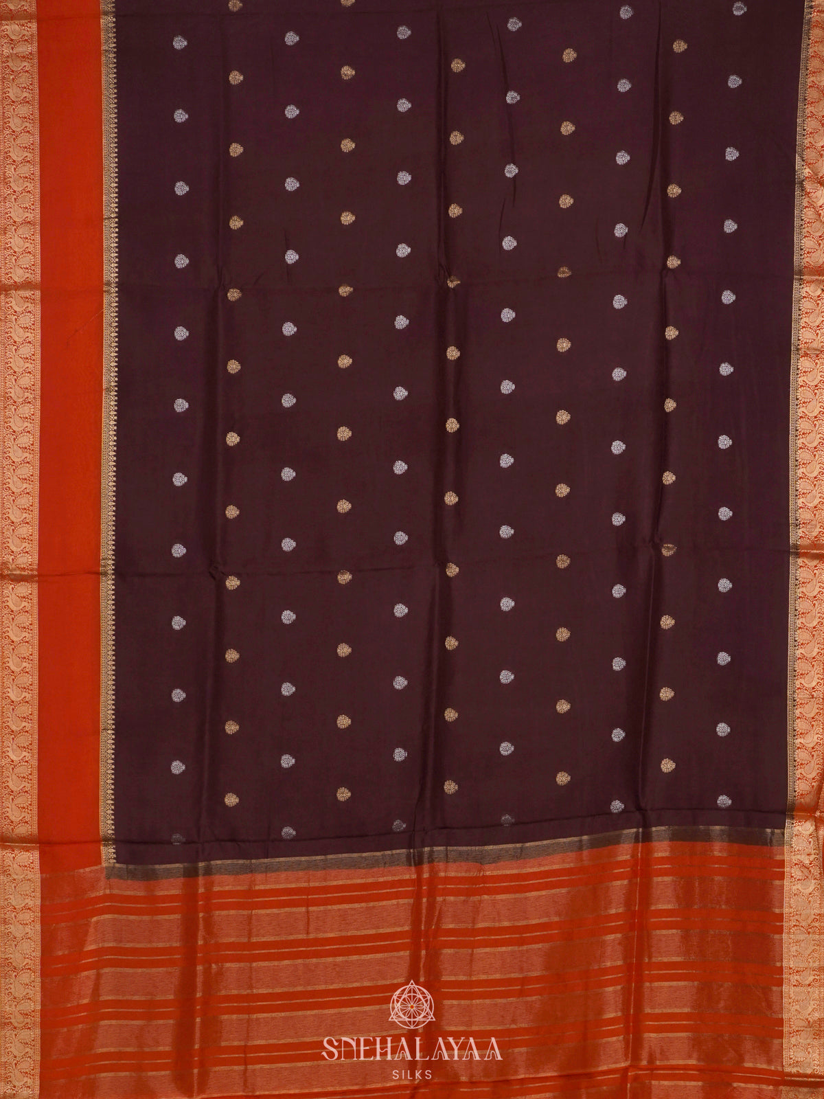 Brown Banaras Saree