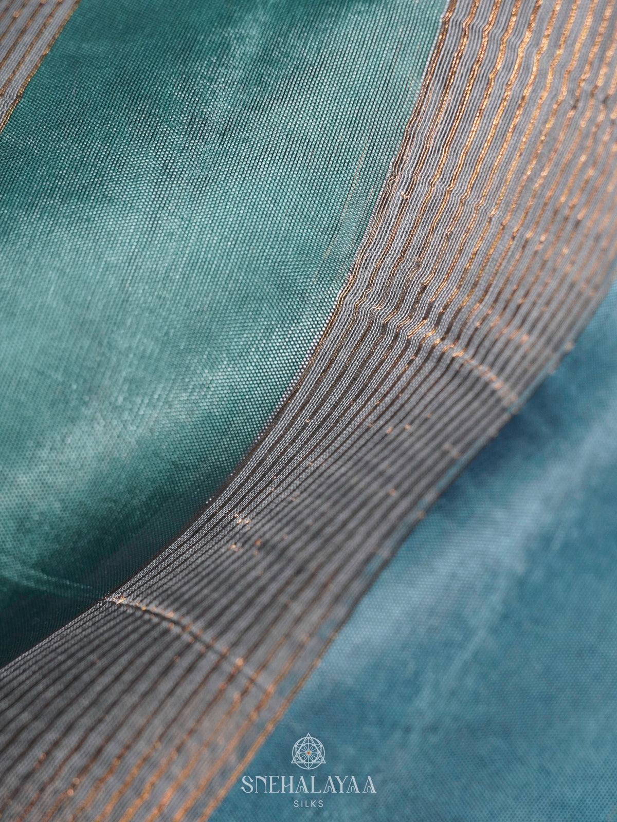 Grey Organza Saree
