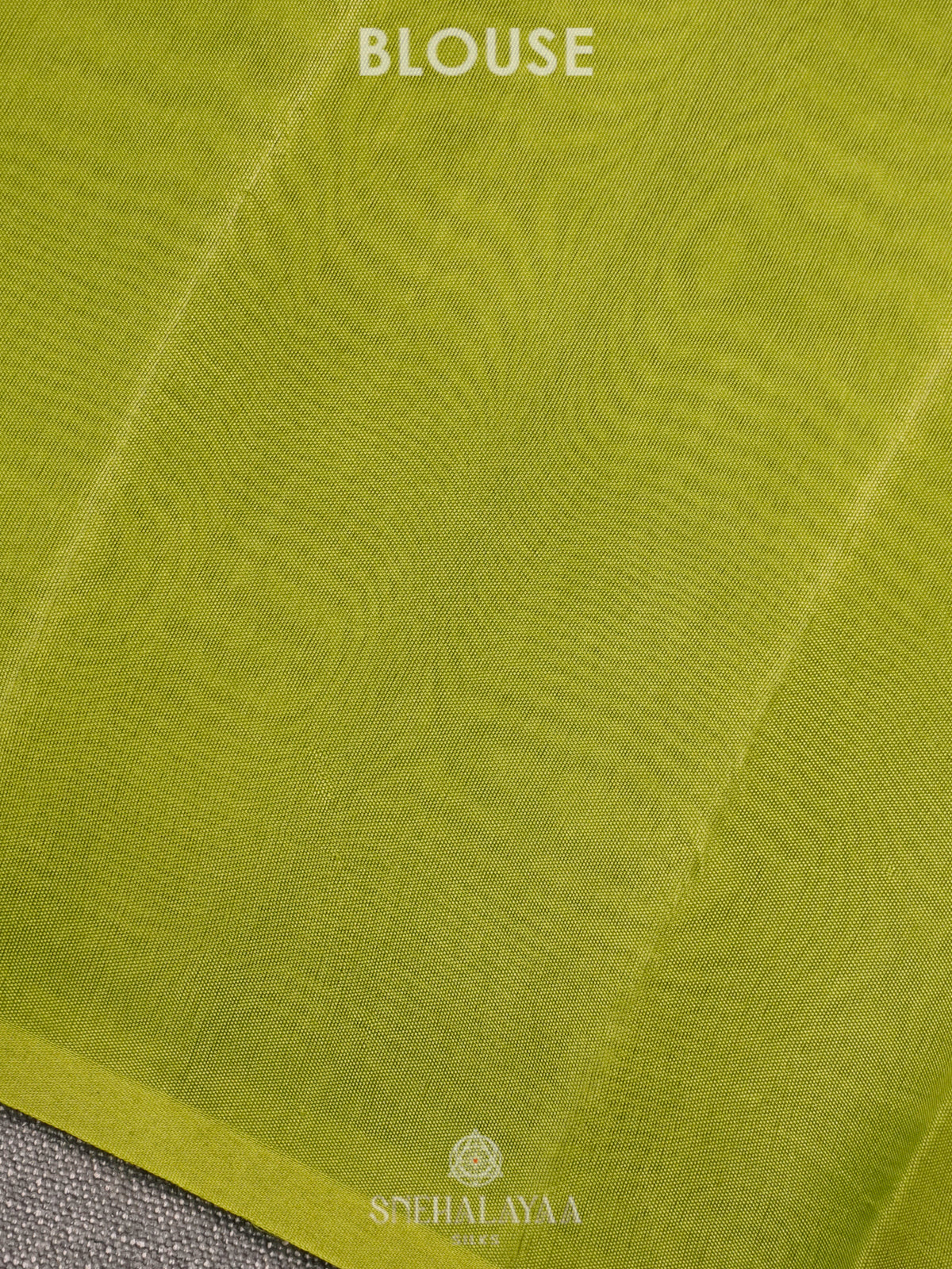Lime Green Organza Saree