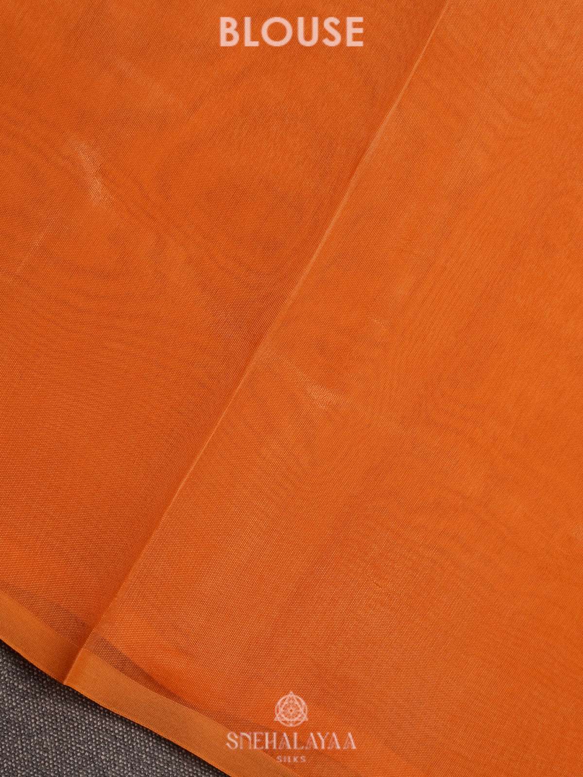Orange Organza Saree