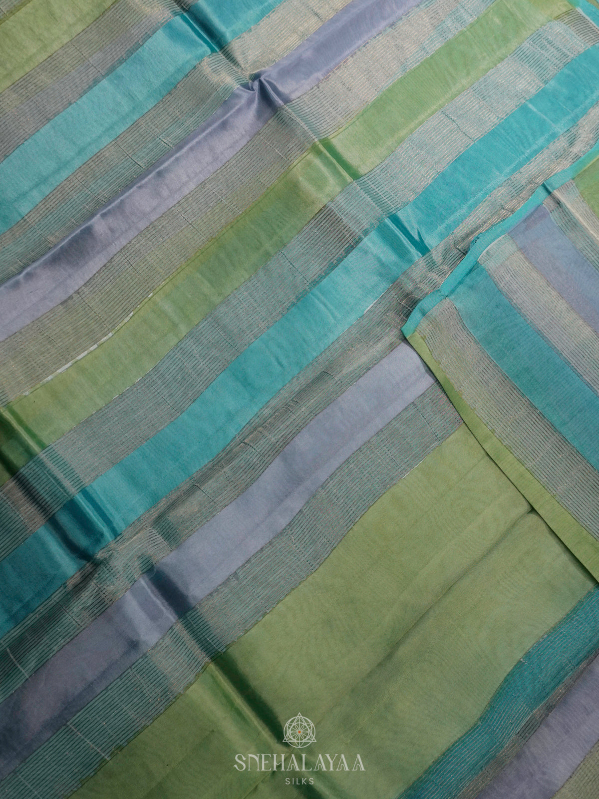 Grey Organza Saree
