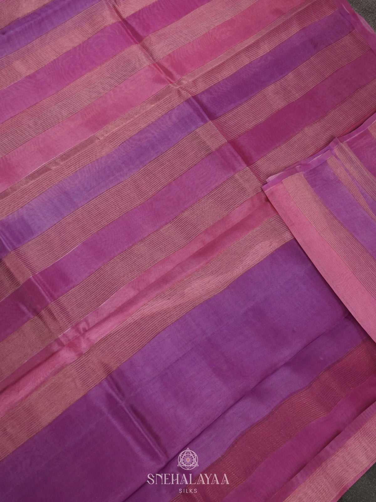 Magenta Organza Saree