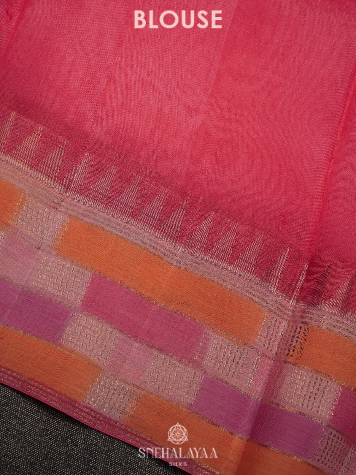 Pink Raw Silk Saree