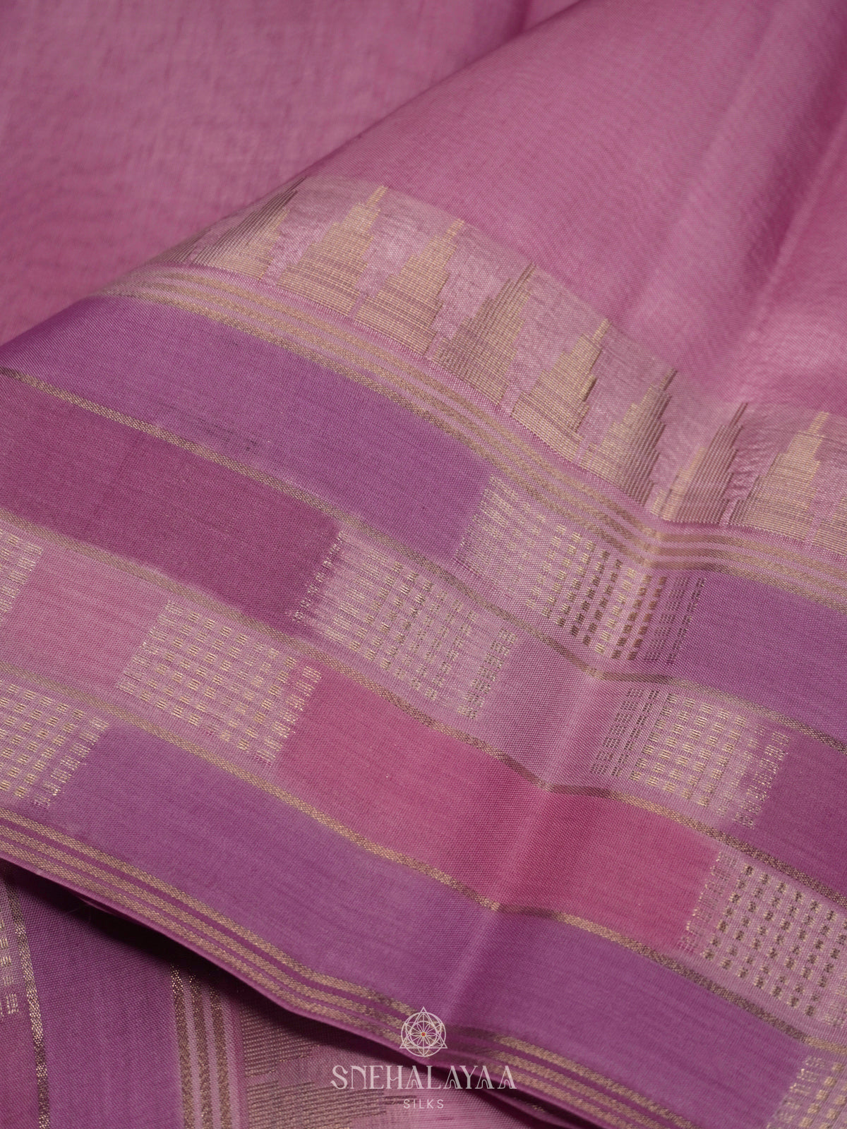 Pink Raw Silk Saree
