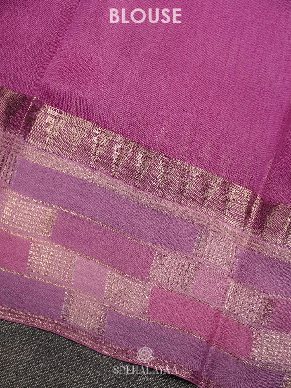 Pink Raw Silk Saree