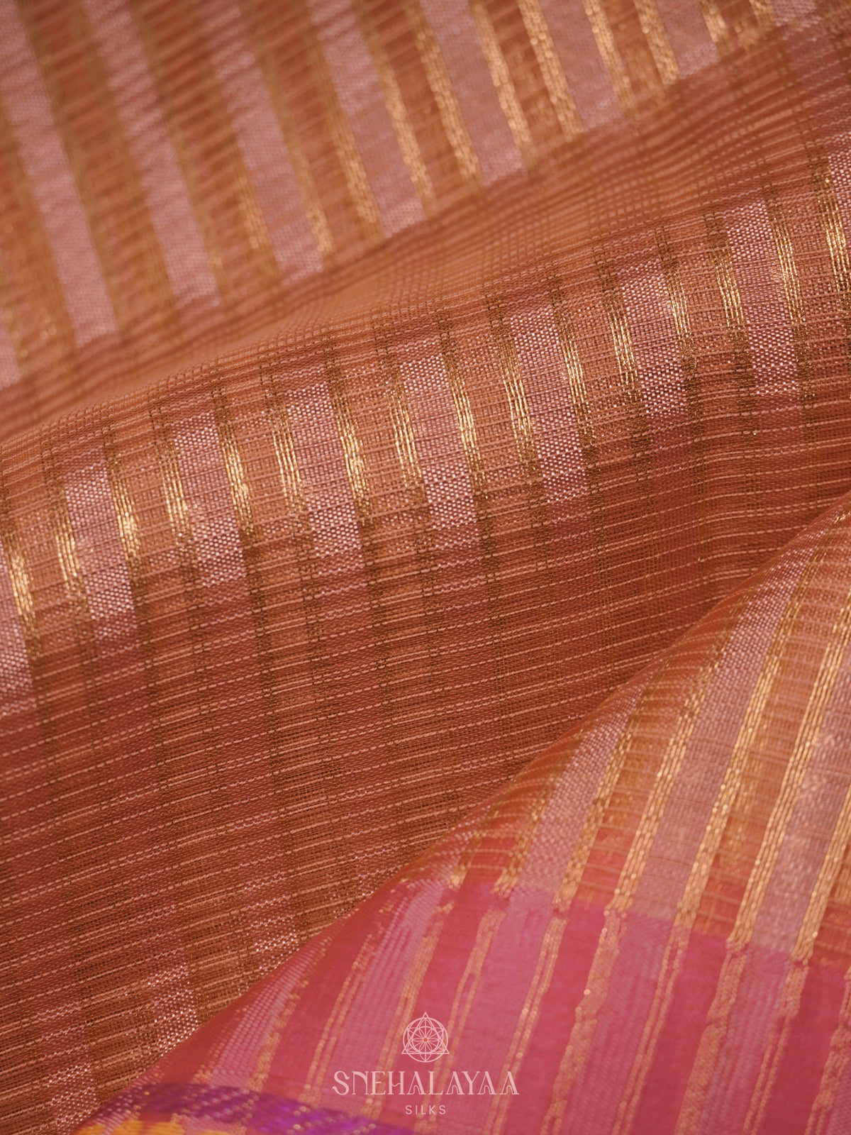Orange Kota Saree