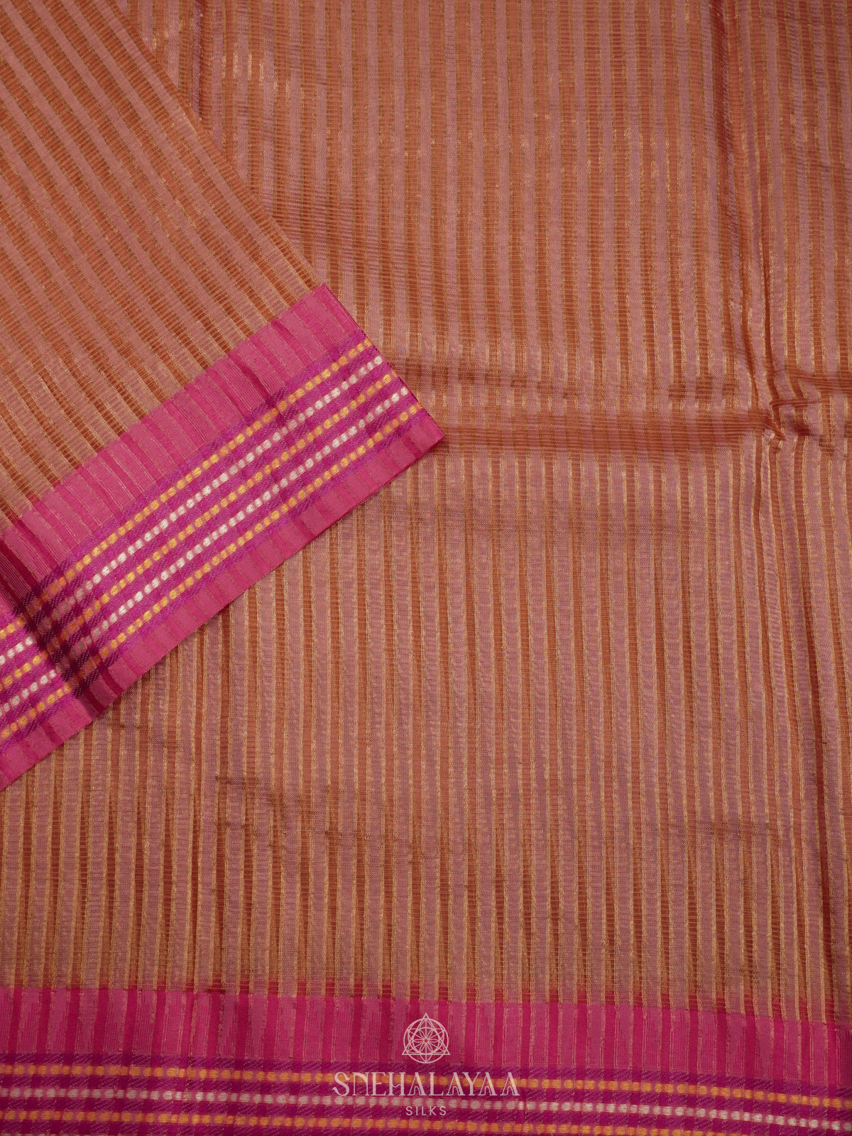 Orange Kota Saree