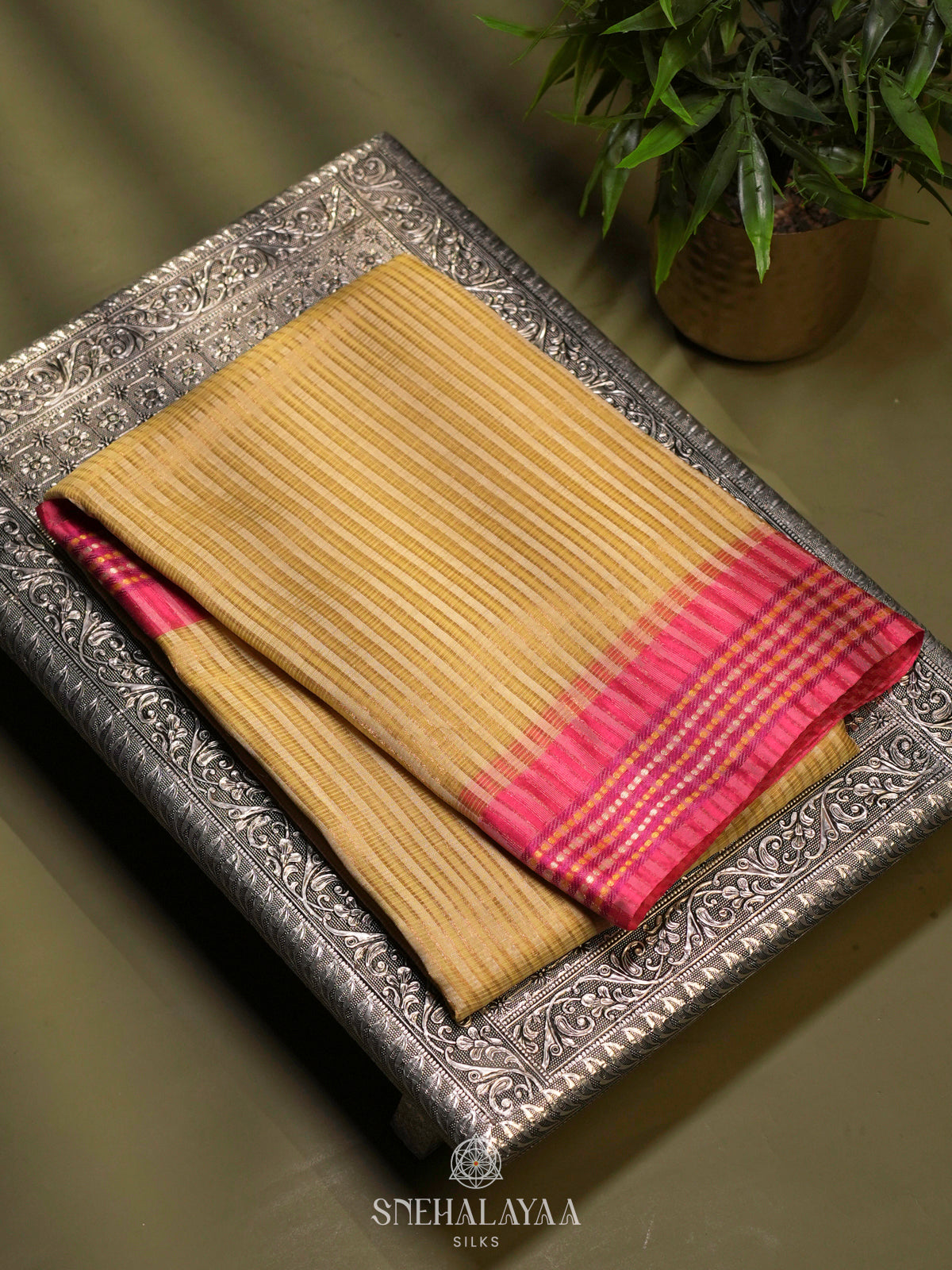 Yellow Kota Saree