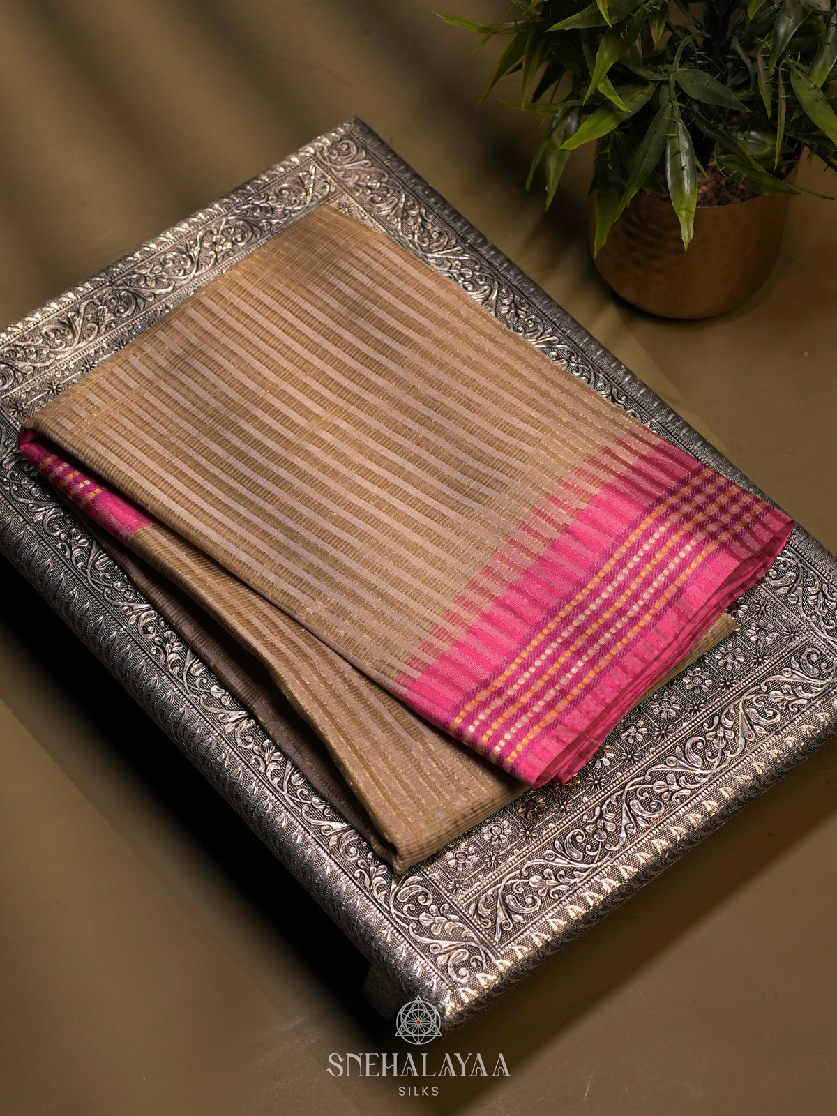 Brown Kota Saree