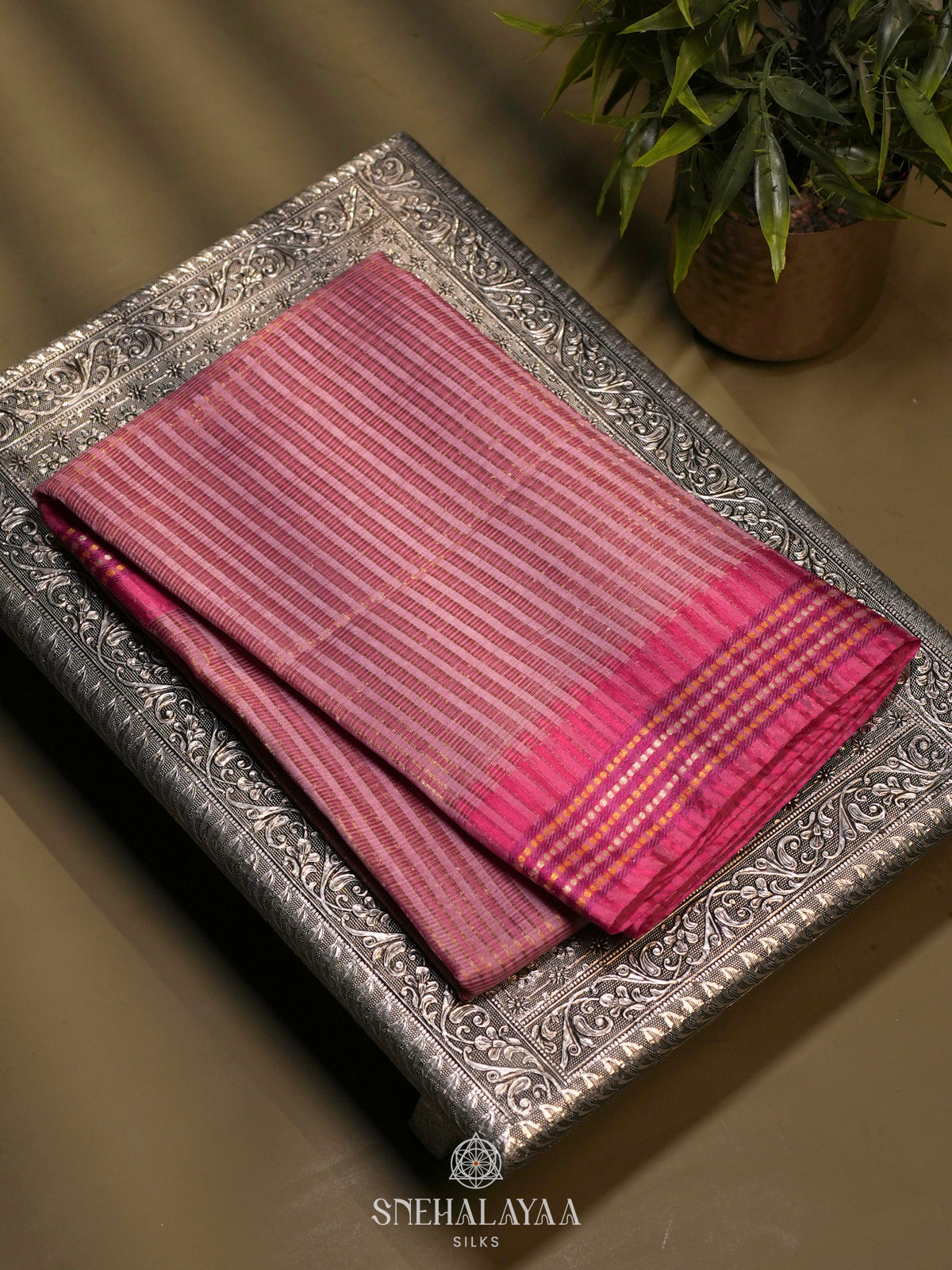 Pink Kota Saree