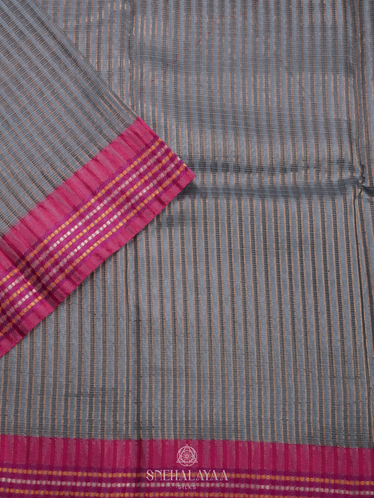 Grey Kota Saree