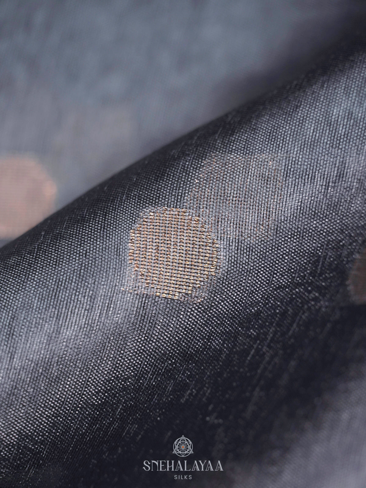 Grey Raw Silk Saree