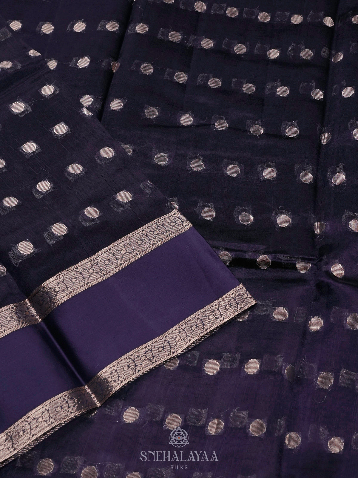 Purple Raw Silk Saree