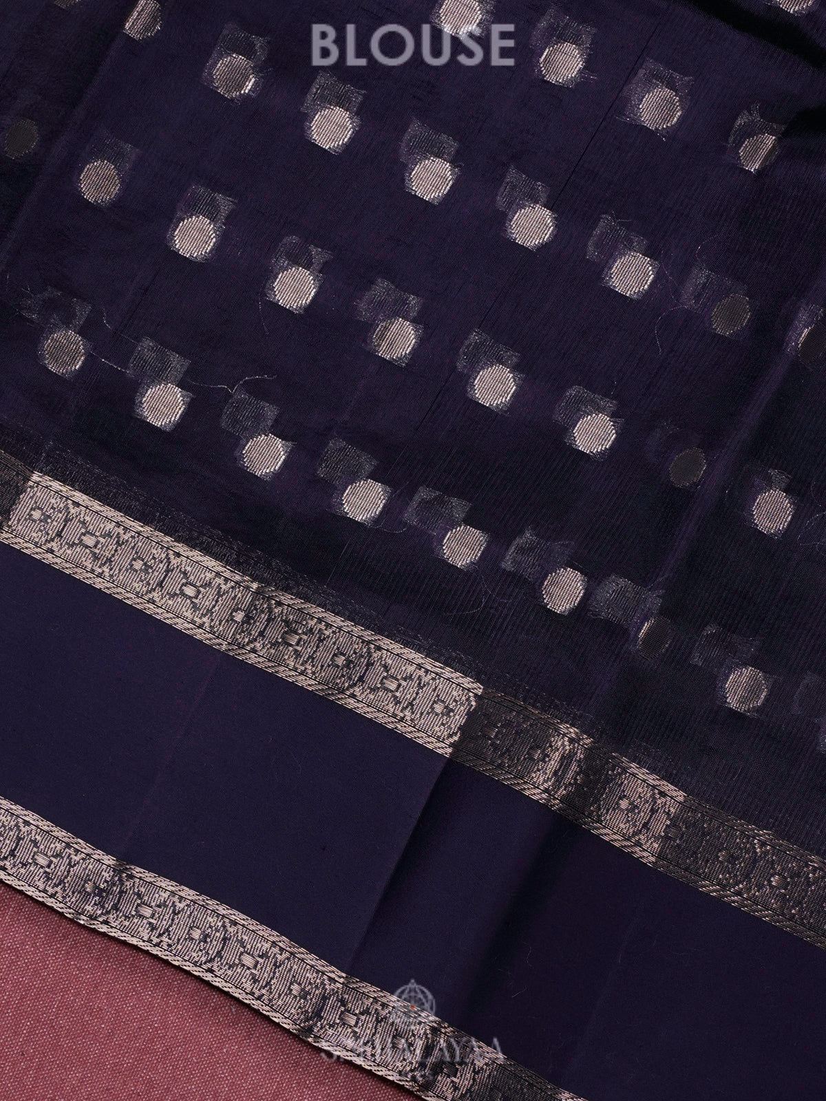 Purple Raw Silk Saree