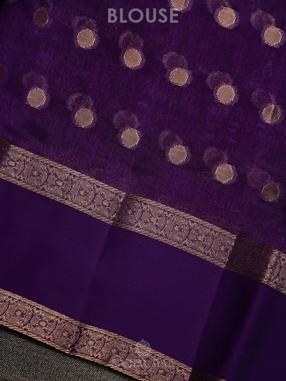 Purple Raw Silk Saree