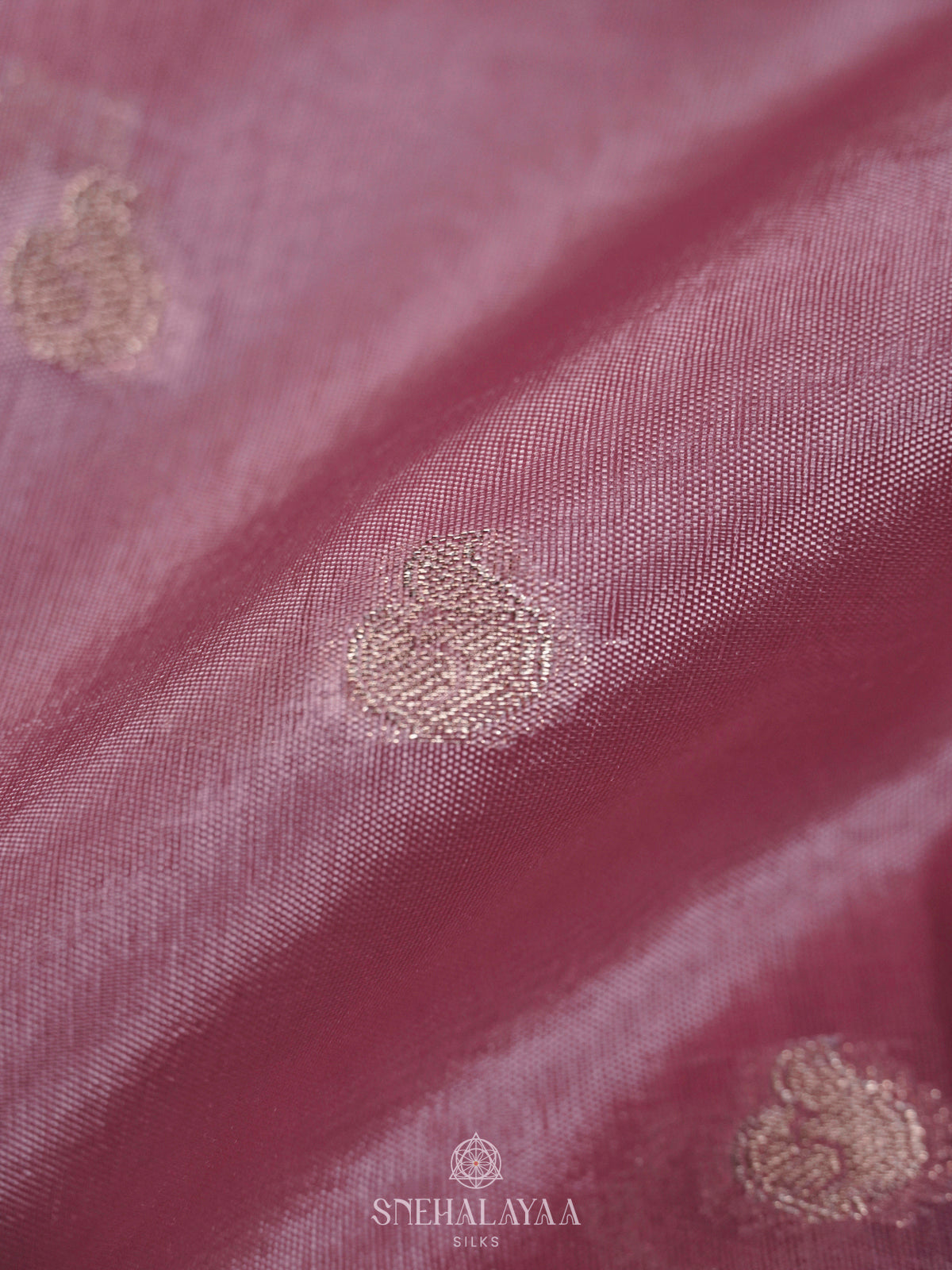Pink Raw Silk Saree