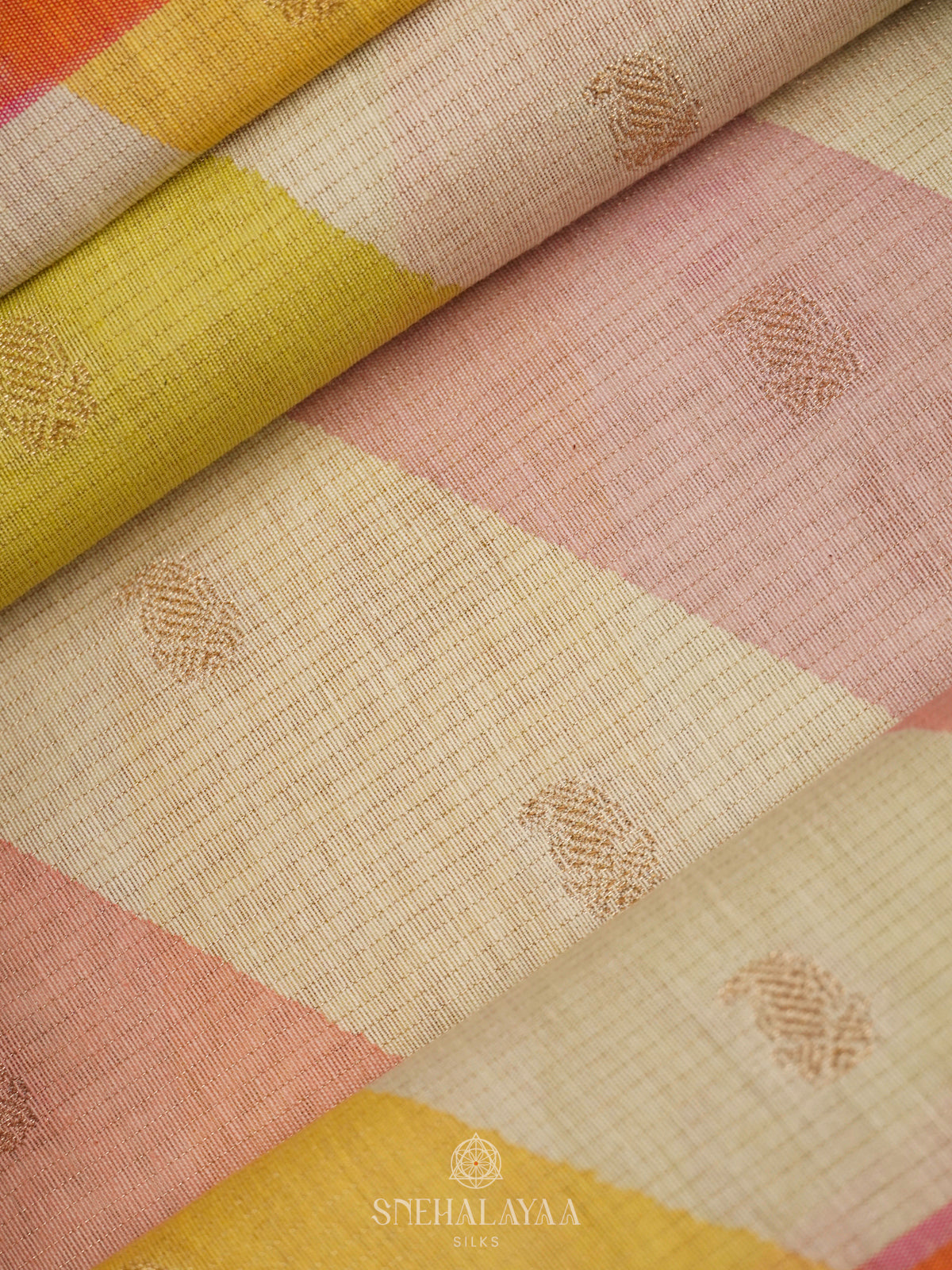 Cream Chanderi Saree