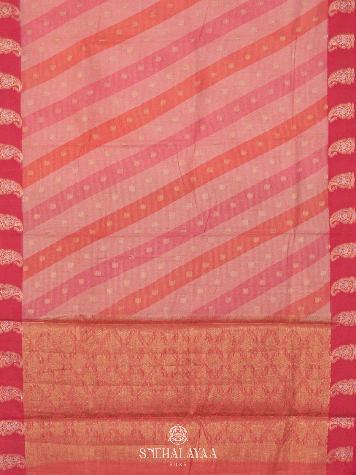 Pink Chanderi Saree