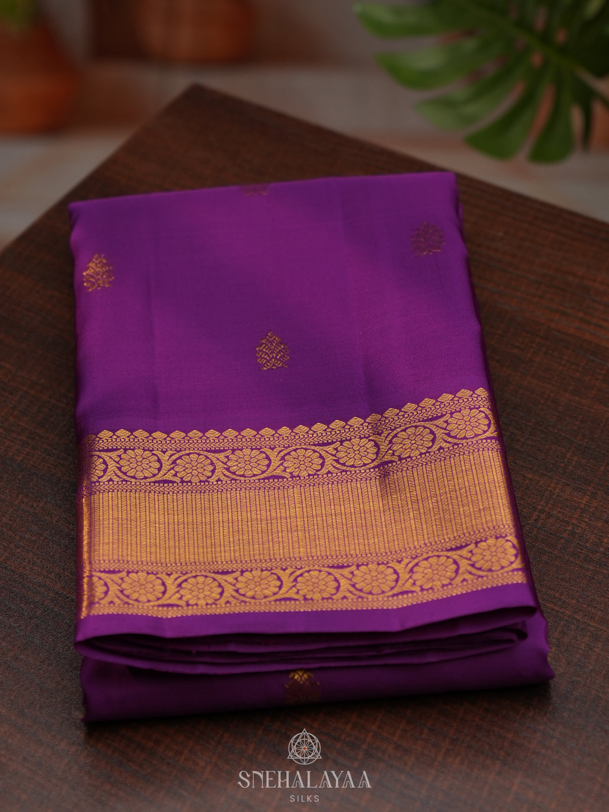 Magenta Kanjivaram Silk Saree