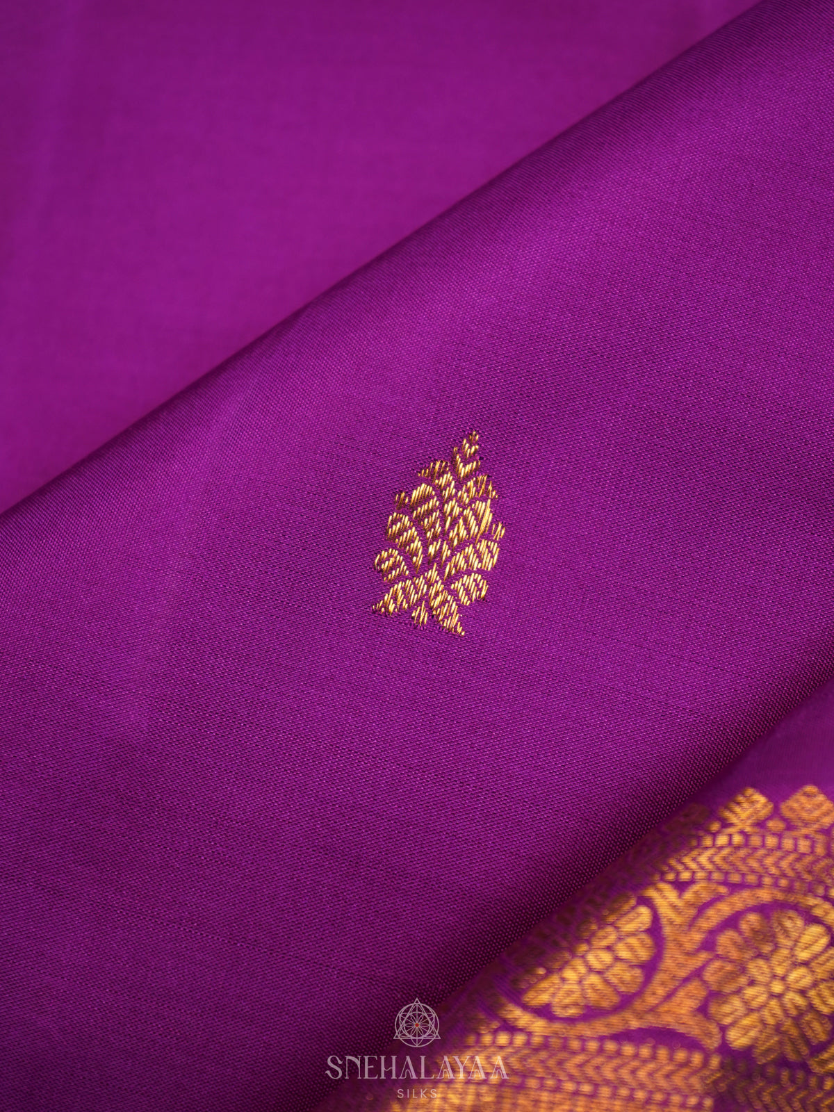 Magenta Kanjivaram Silk Saree