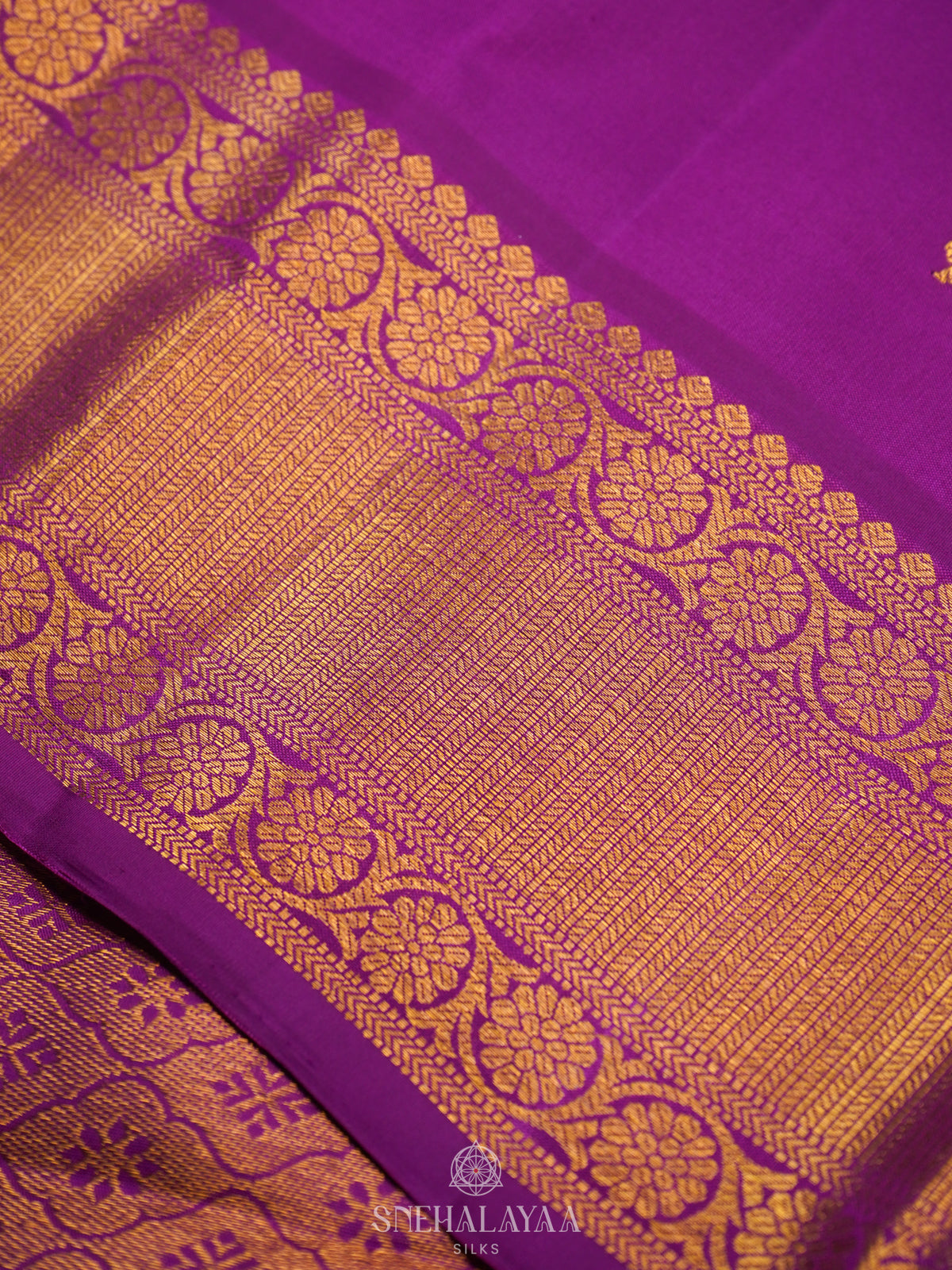 Magenta Kanjivaram Silk Saree