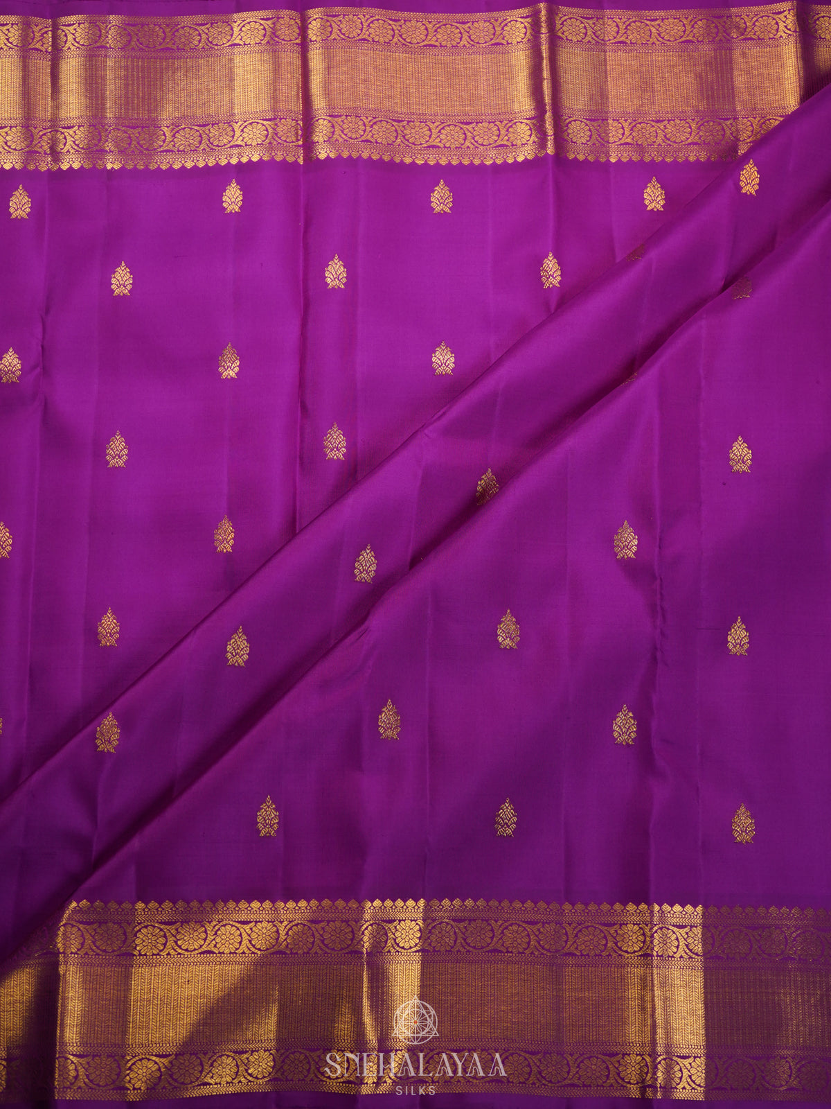 Magenta Kanjivaram Silk Saree
