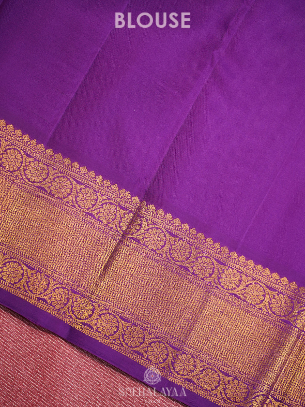 Magenta Kanjivaram Silk Saree