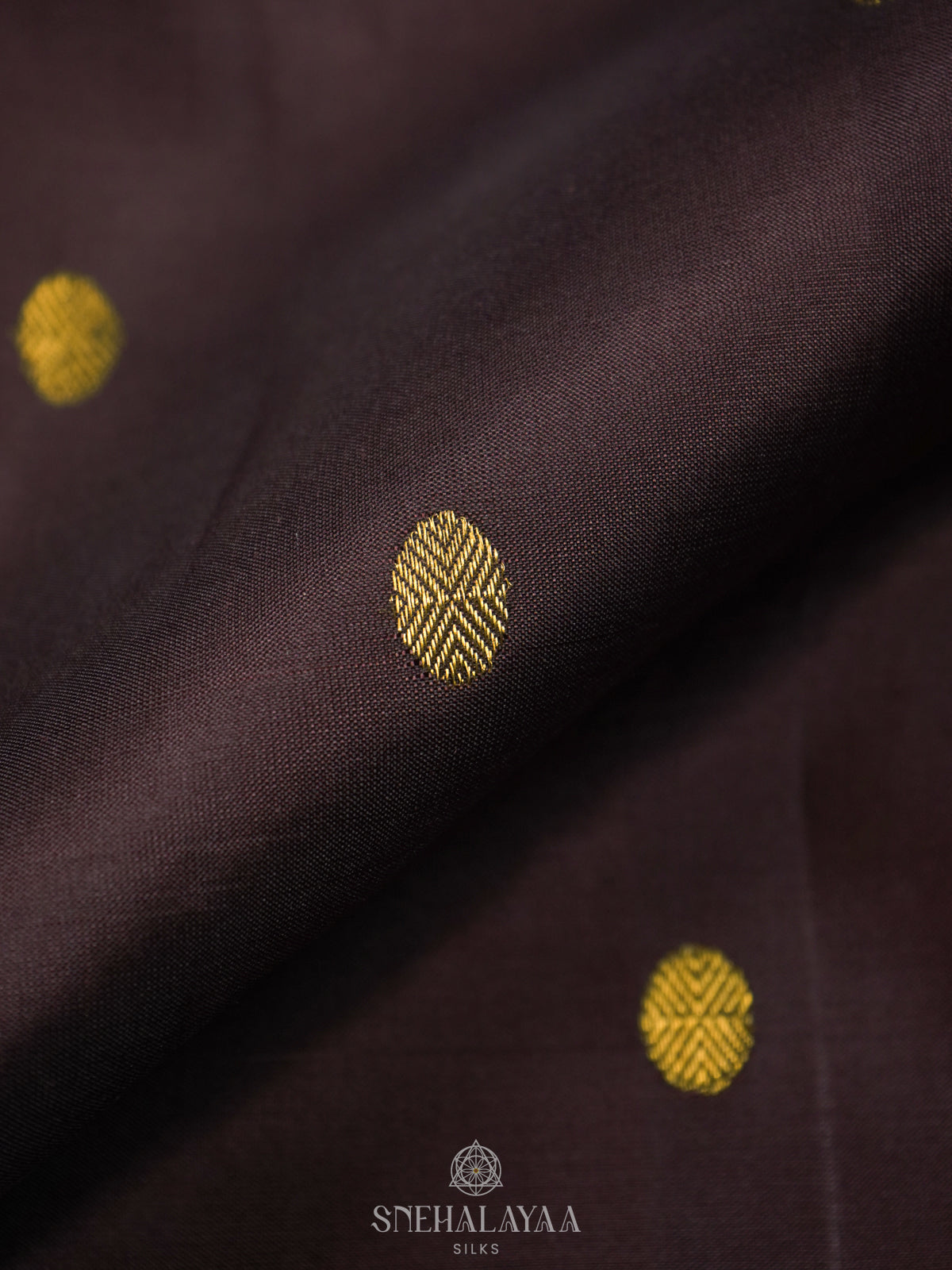 Brown Kanjivaram Silk Saree