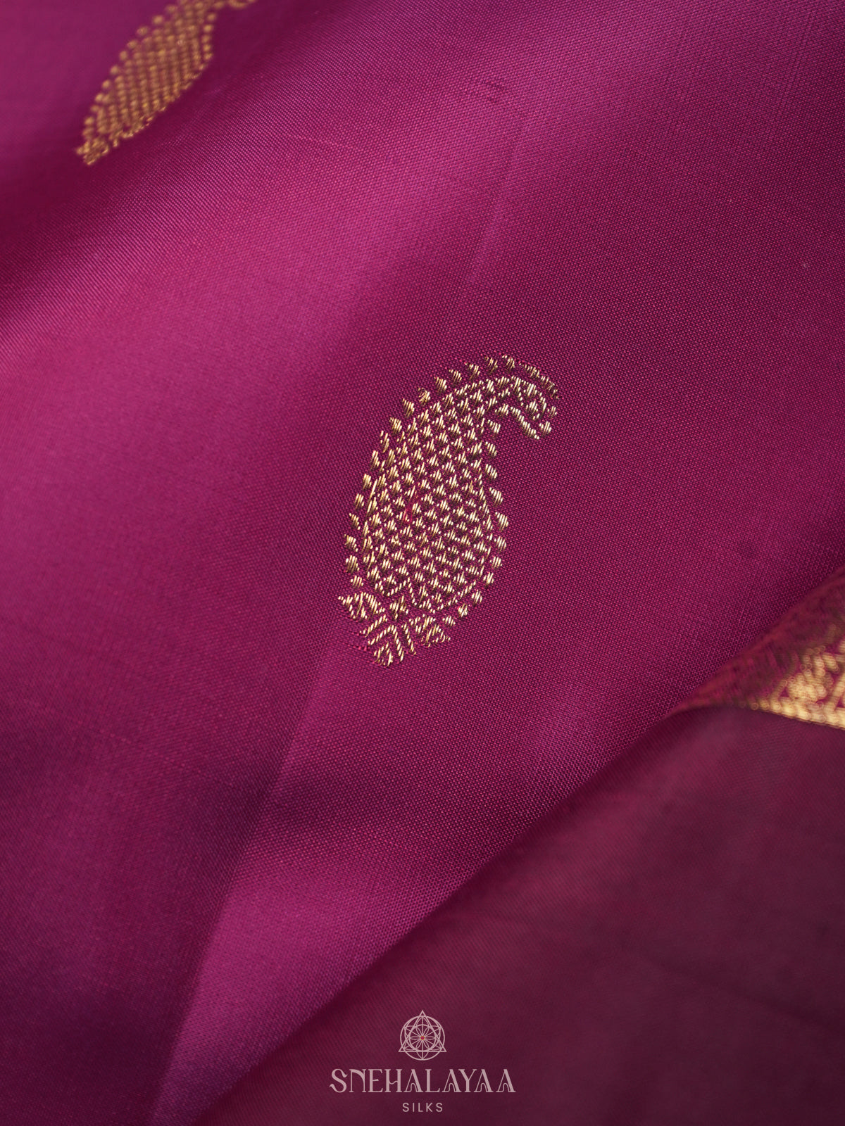 Magenta Pink Kanjivaram Silk Saree
