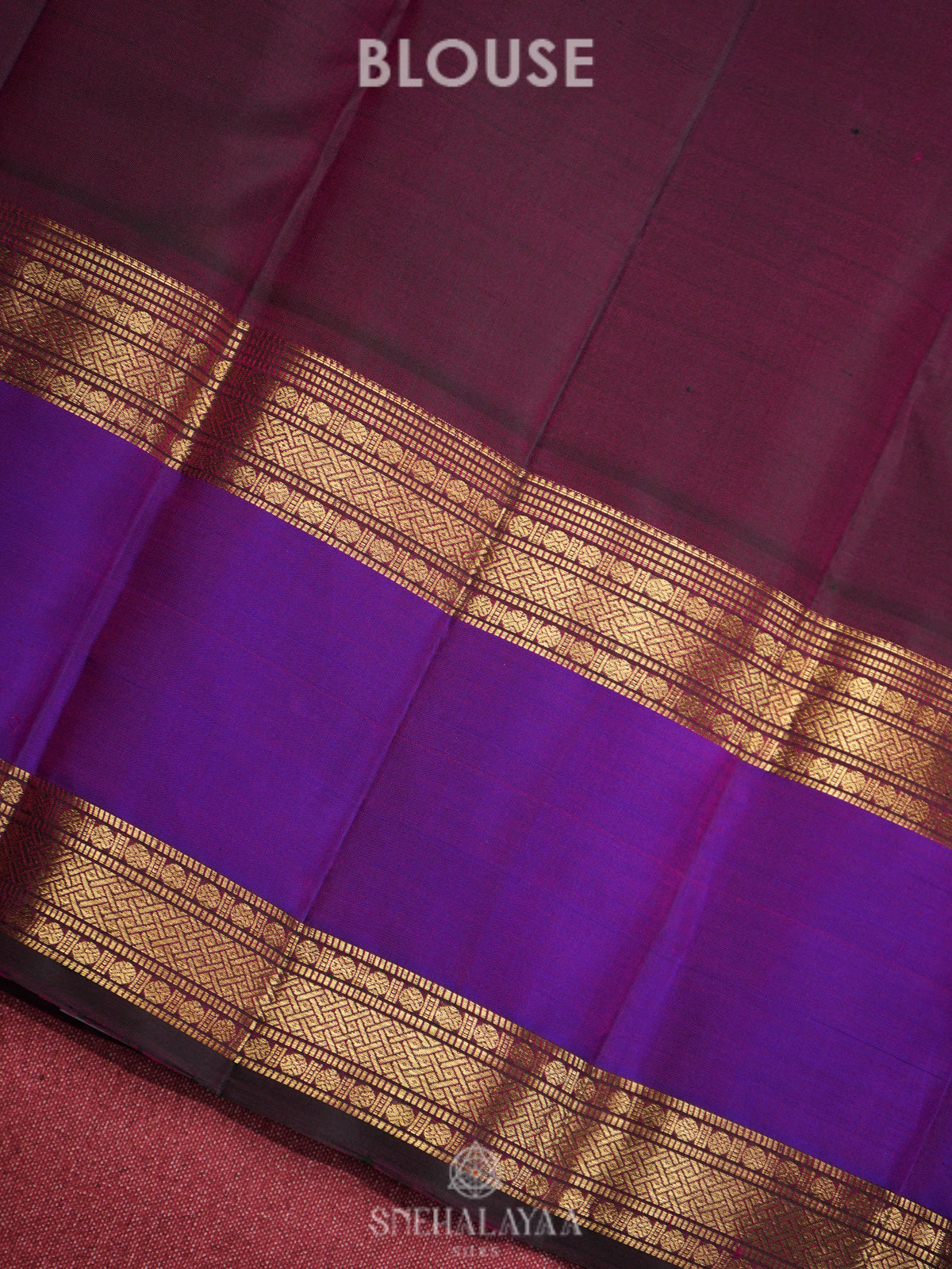 Orange Kanjivaram Silk Saree