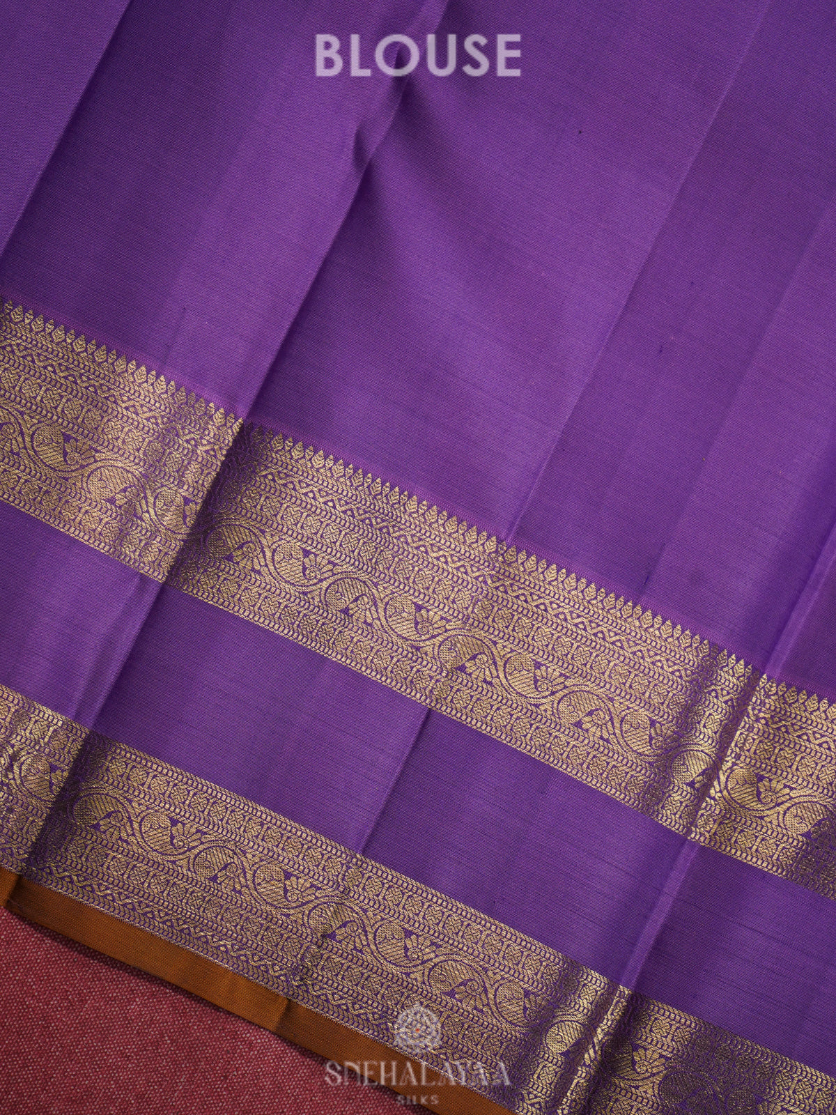 Purple Kanjivaram Silk Saree