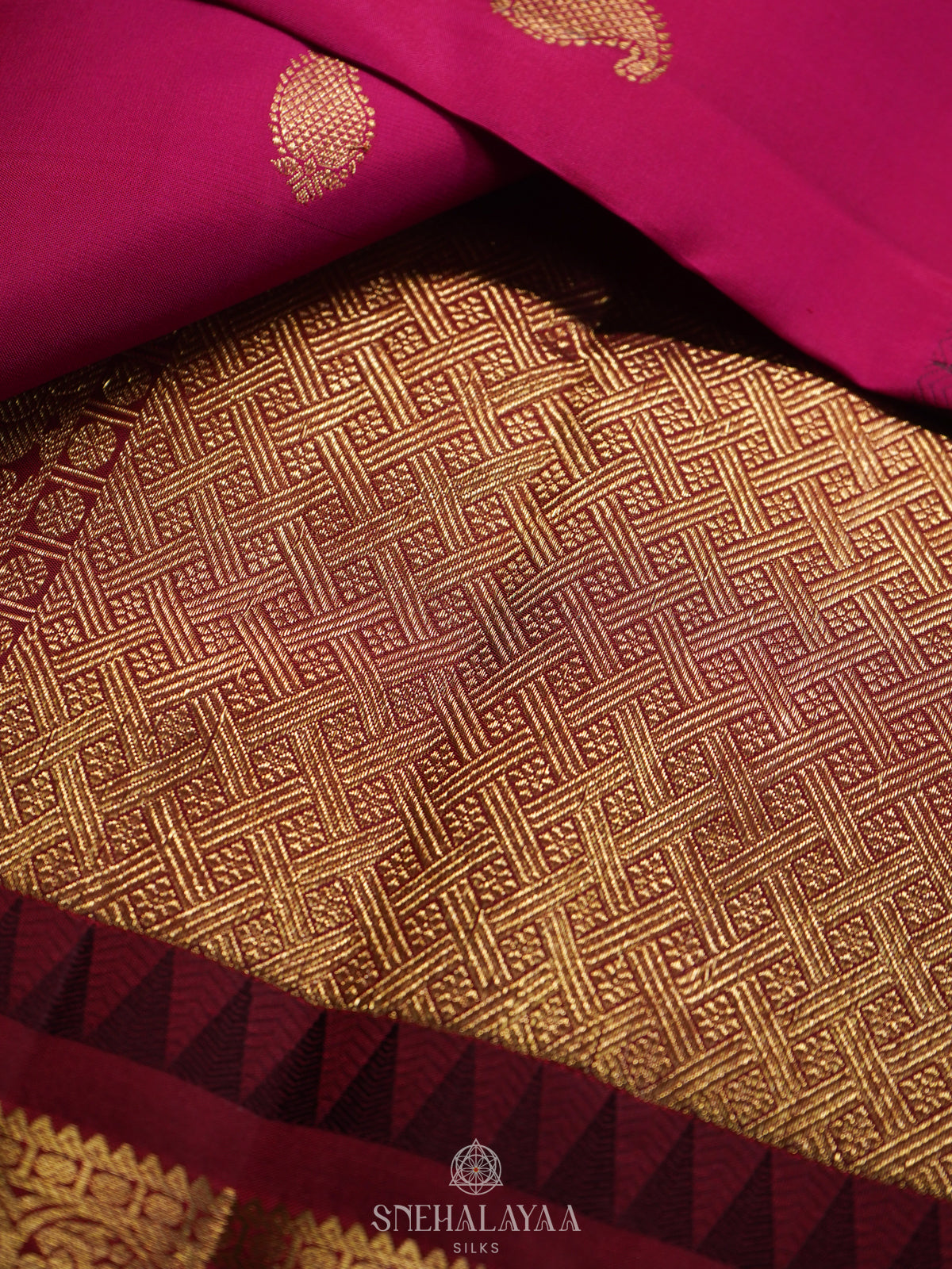 Pink Kanjivaram Silk Saree