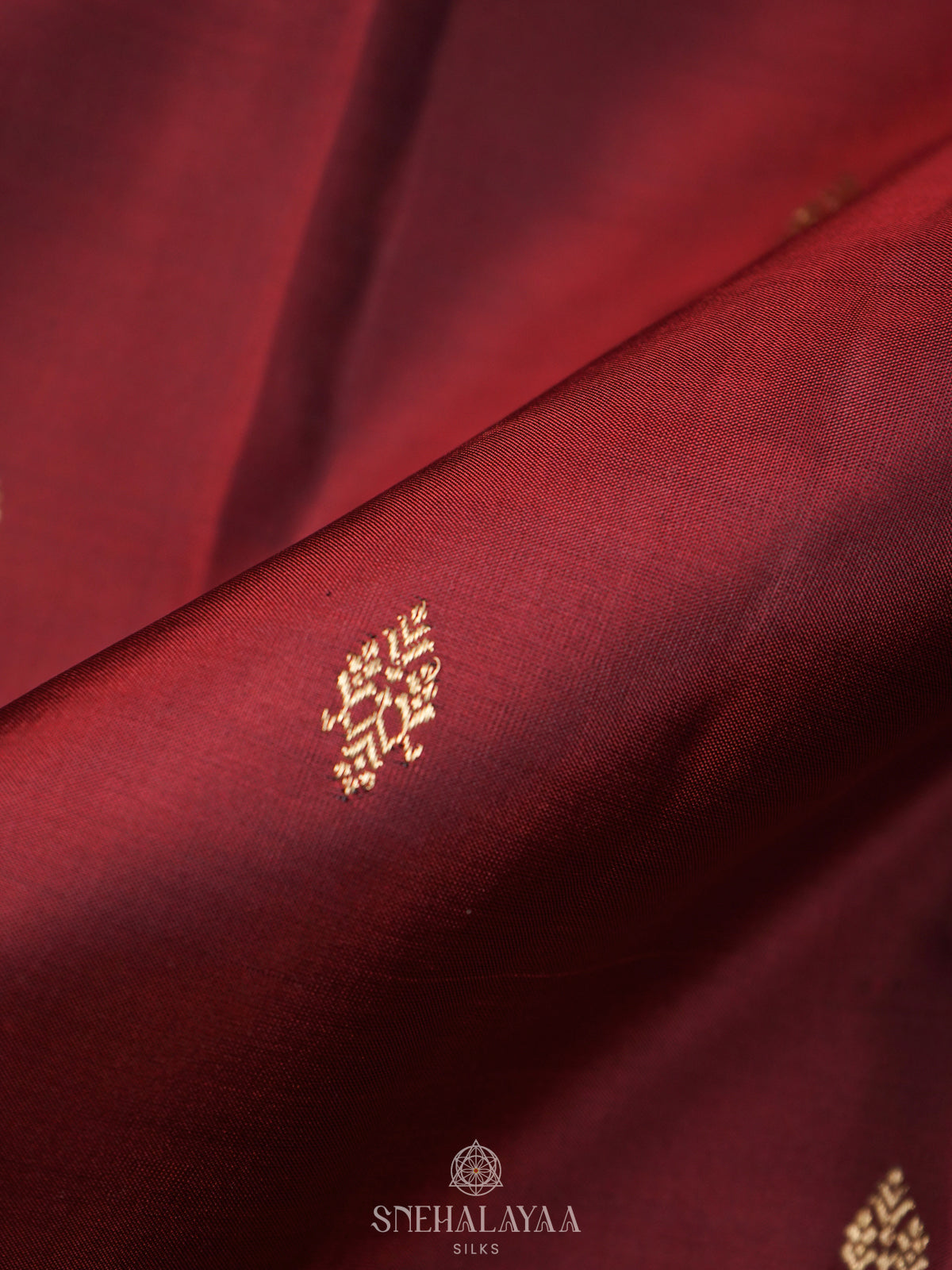 Maroon Kanjivaram Silk Saree