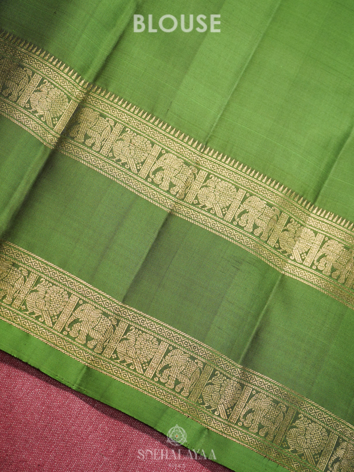 Maroon Kanjivaram Silk Saree