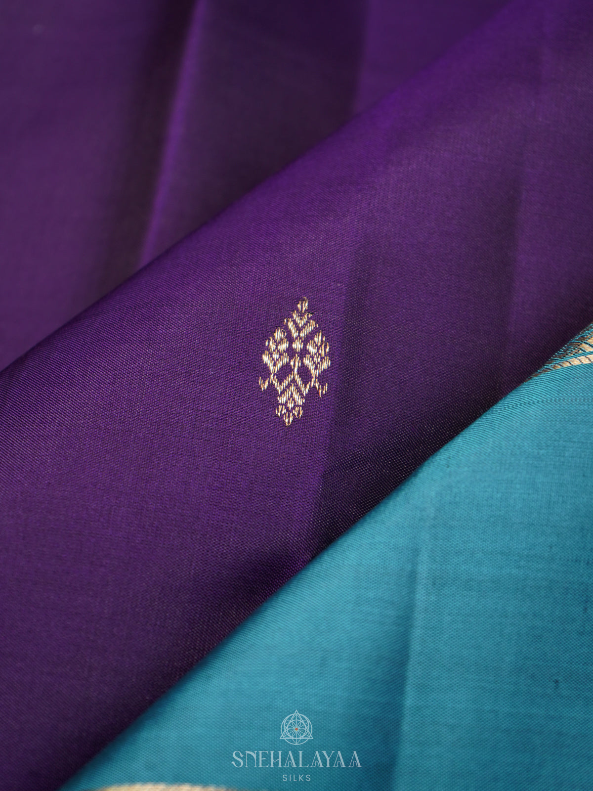 Purple Kanjivaram Silk Saree