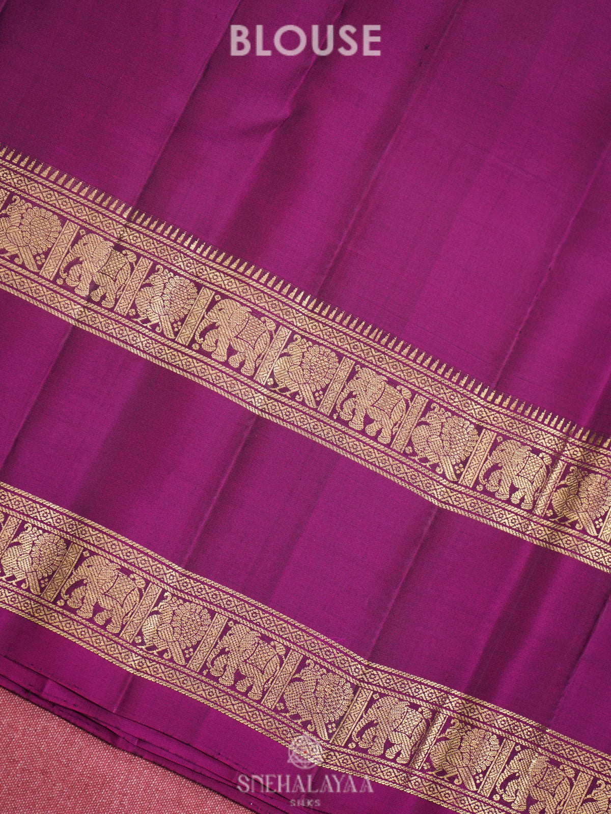 Gold Kanjivaram Silk Saree