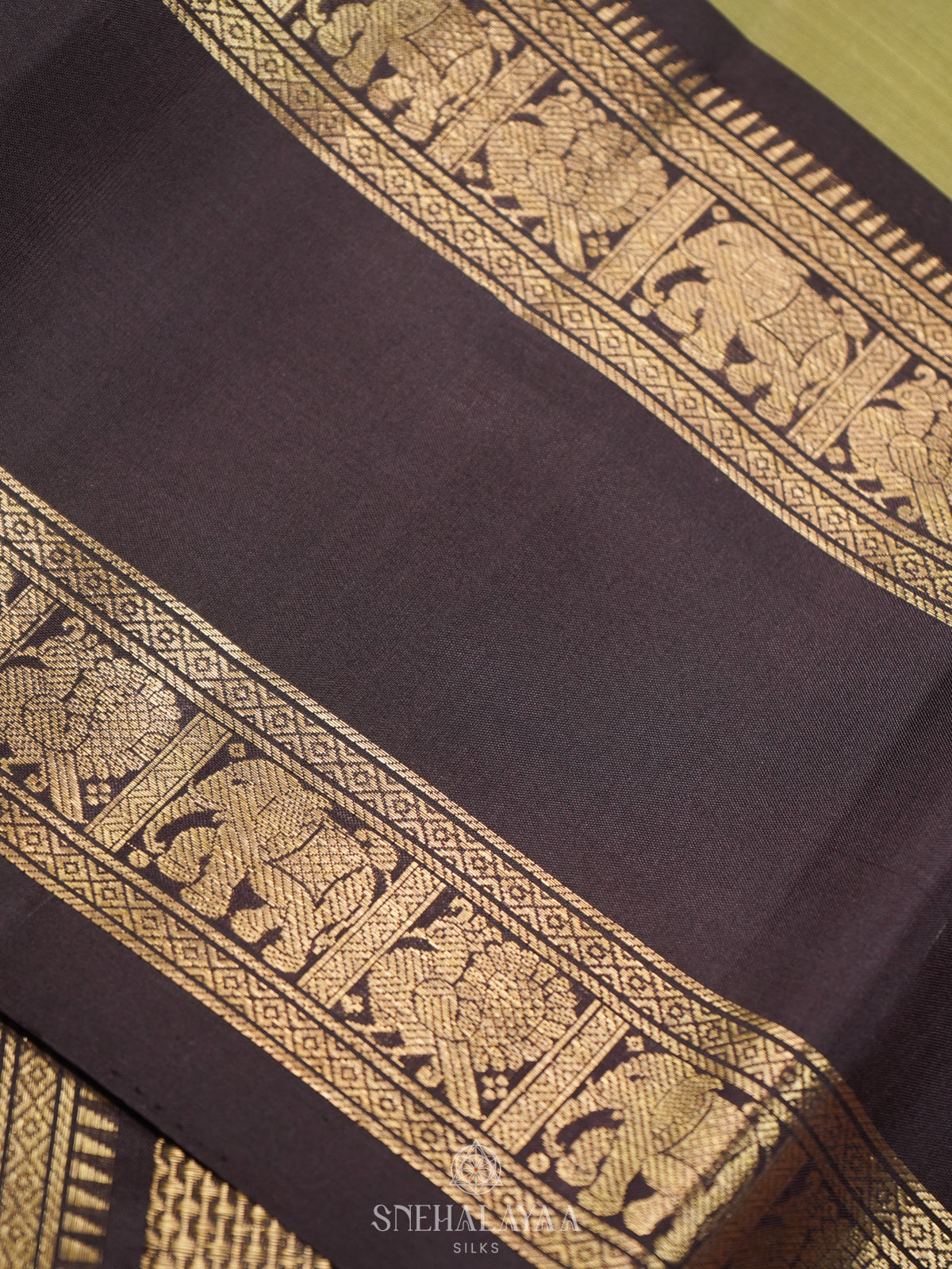 Pista Green Kanjivaram Silk Saree