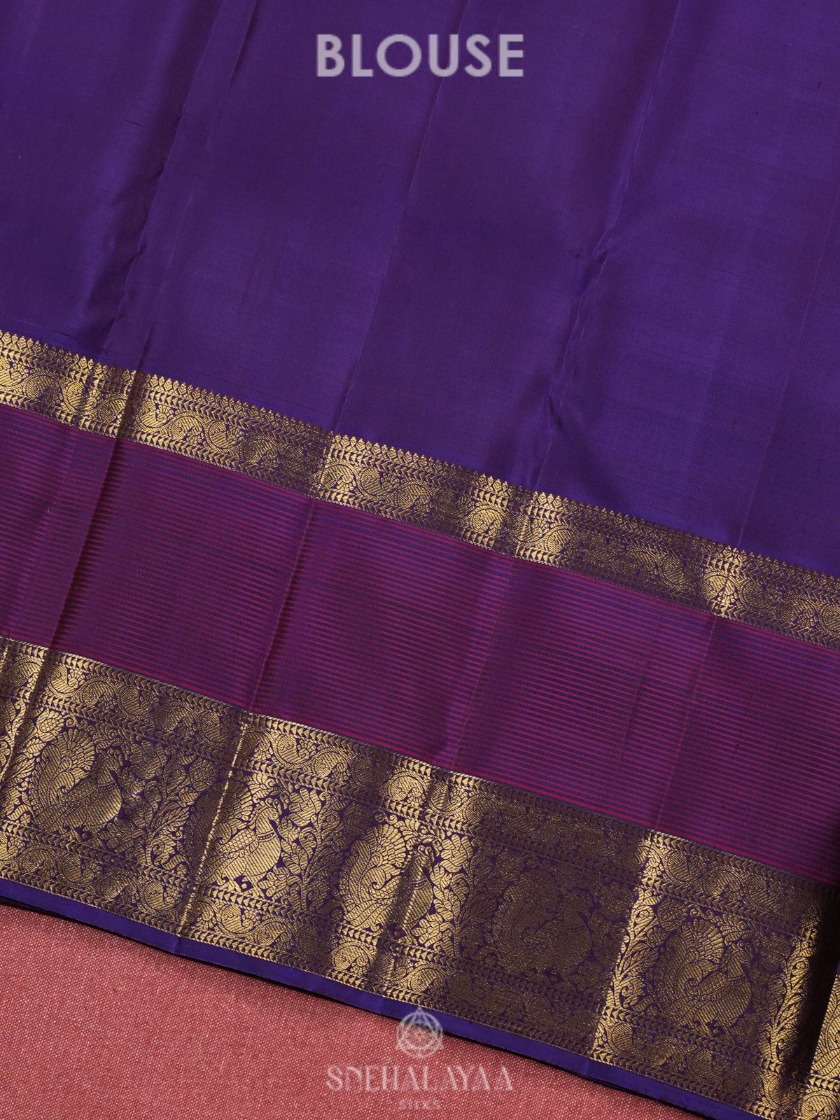 Magenta Kanjivaram Silk Saree