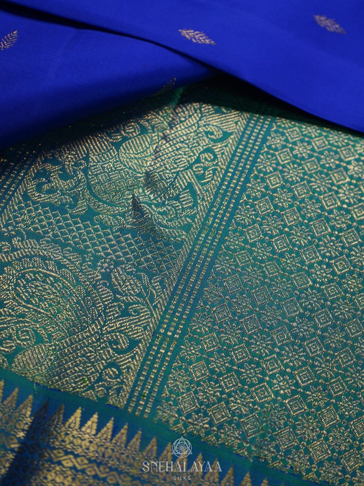Royal Blue Kanjivaram Silk Saree